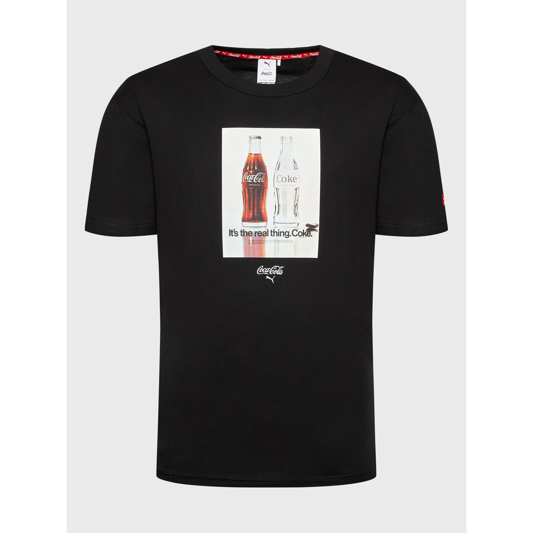 Puma Тишърт COCA-COLA 536159 Черен Regular Fit - Pepit.bg