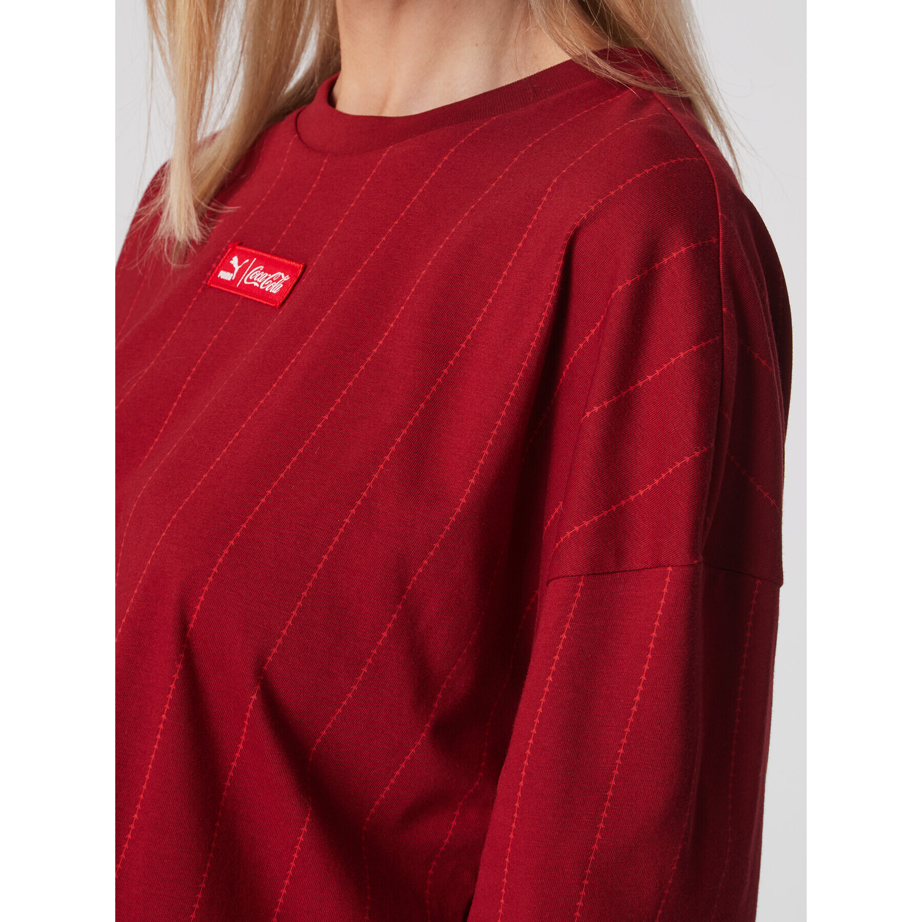 Puma Тишърт COCA-COLA 536165 Червен Relaxed Fit - Pepit.bg