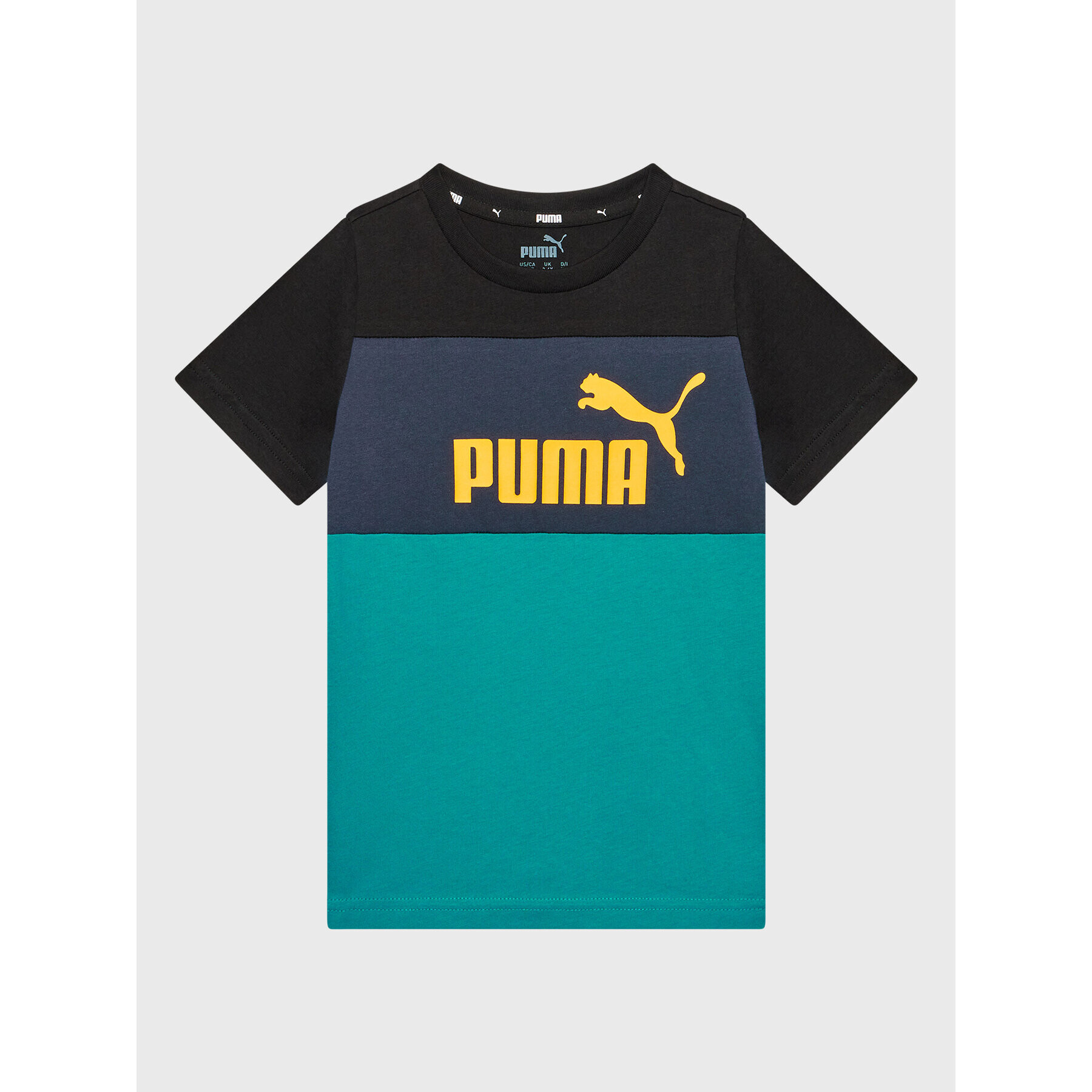 Puma Тишърт Colorblock 846127 Черен Regular Fit - Pepit.bg