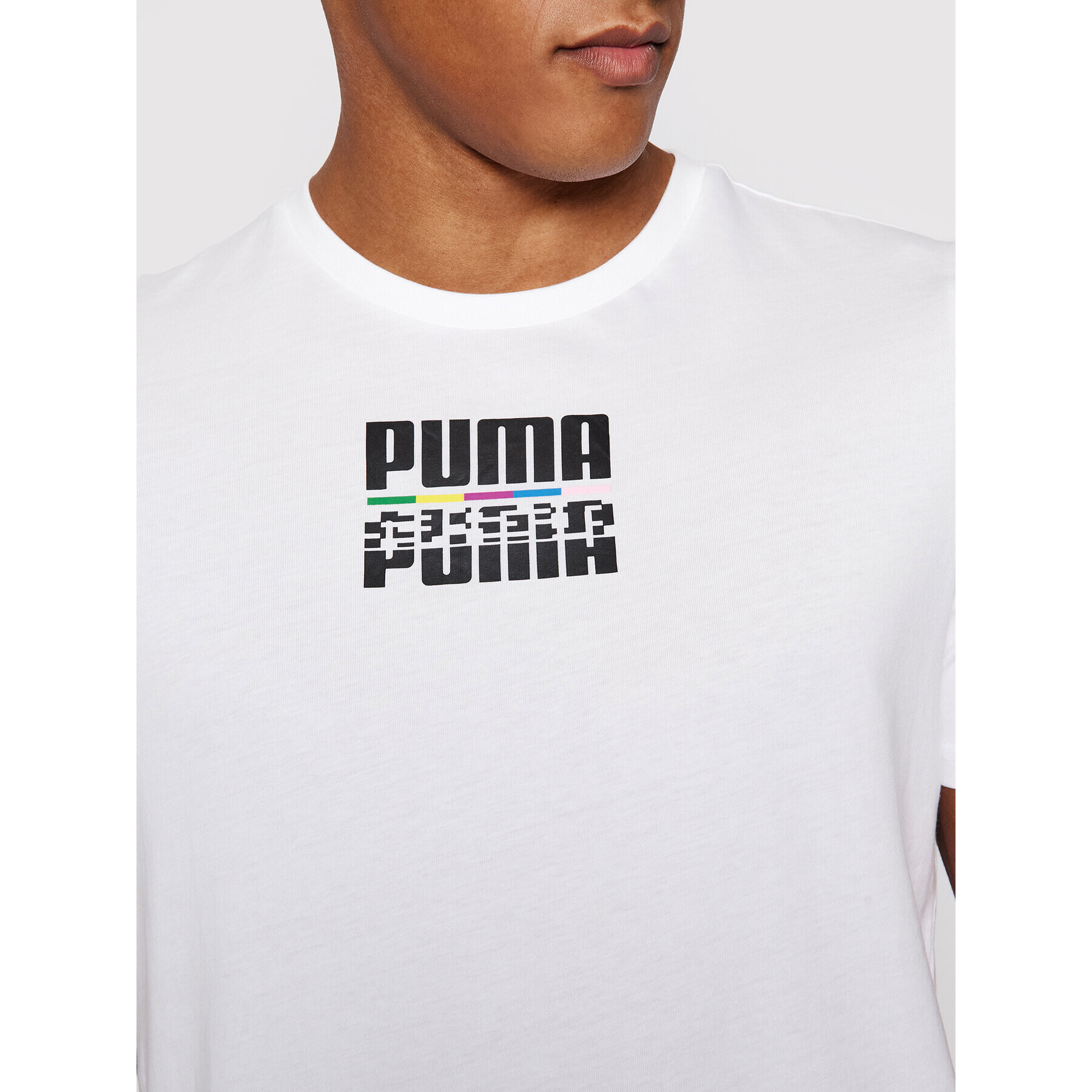 Puma Тишърт Core International Tee 587768 Бял Regular Fit - Pepit.bg