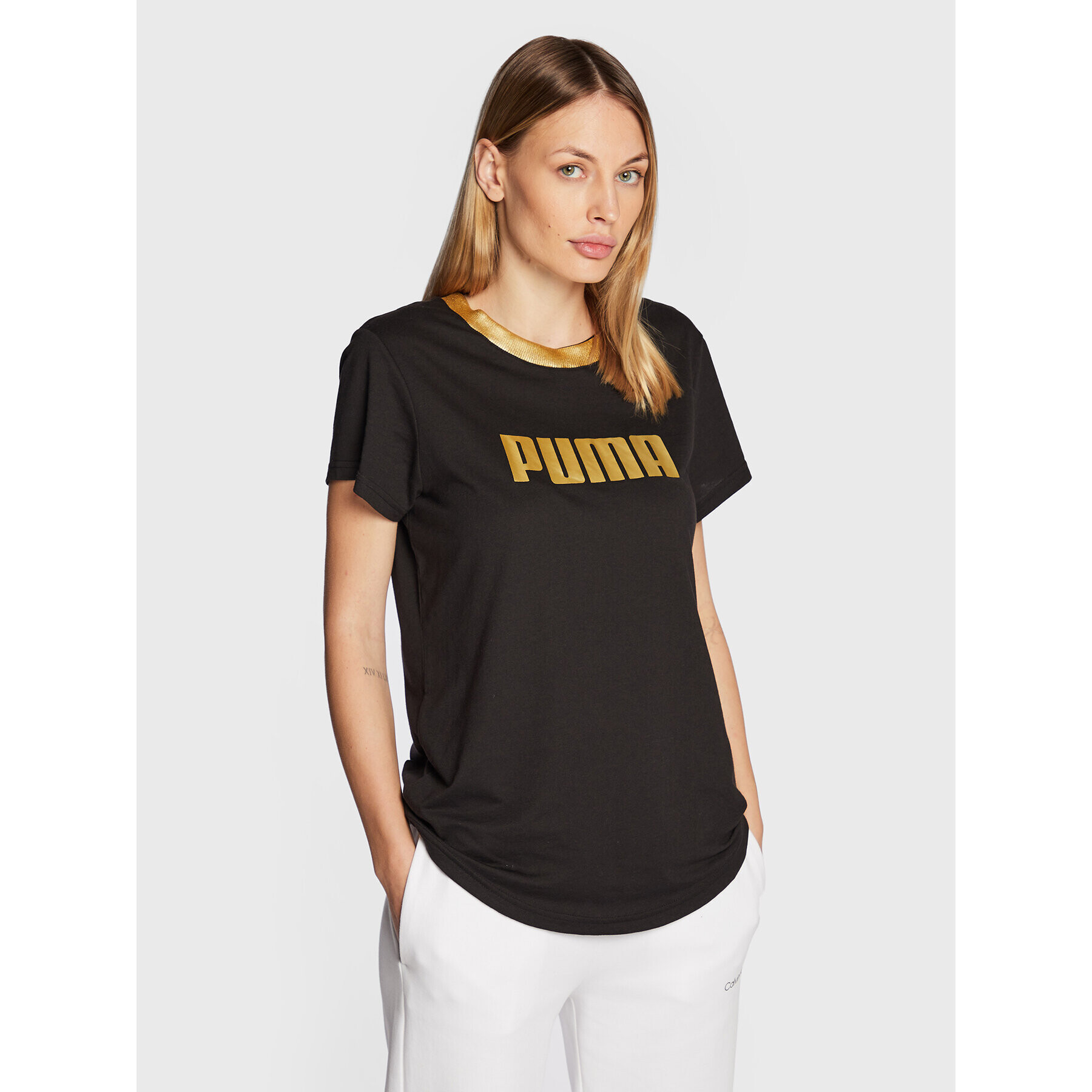 Puma Тишърт Deco Glam 522381 Черен Regular Fit - Pepit.bg