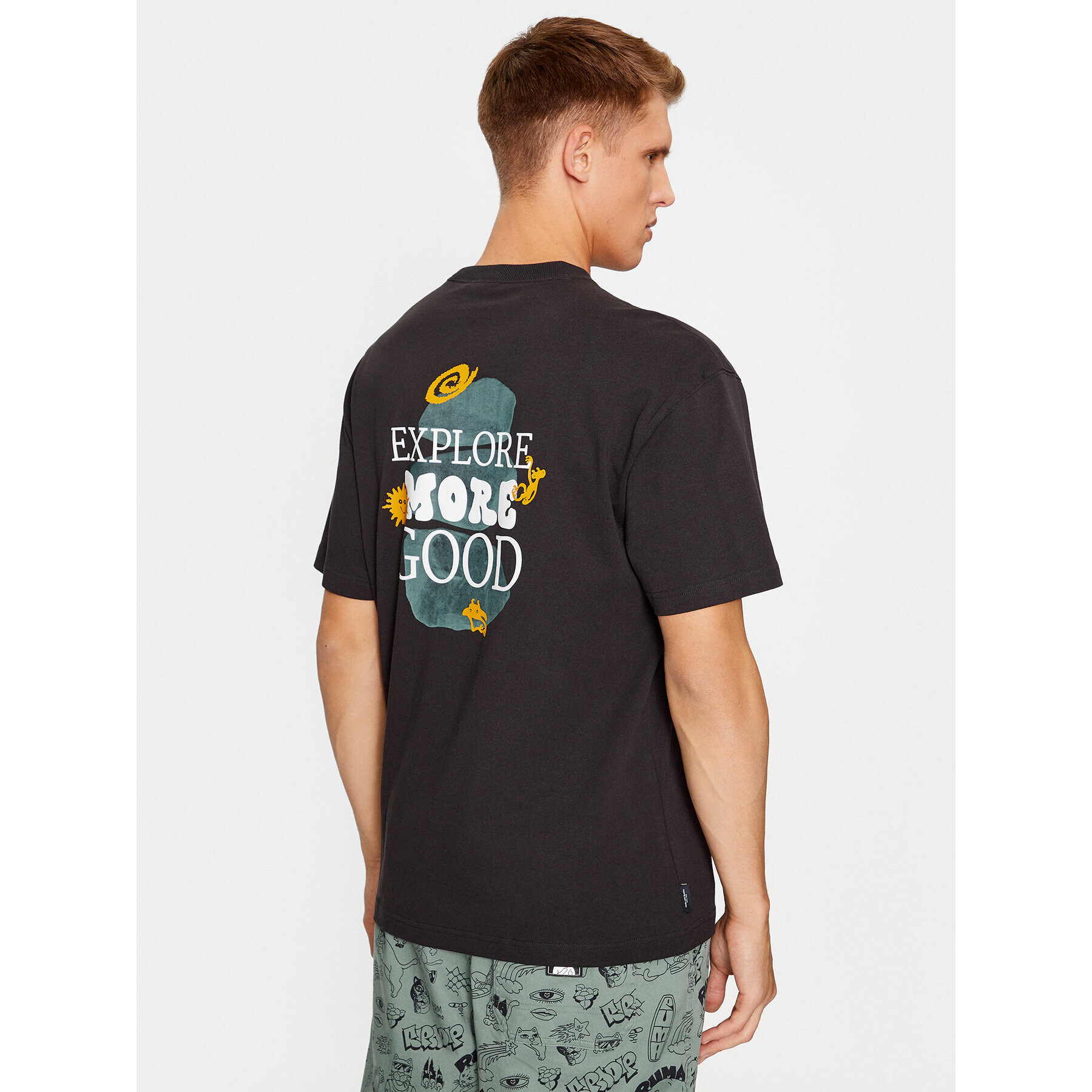 Puma Тишърт Downtown Graphic 621269 Черен Regular Fit - Pepit.bg