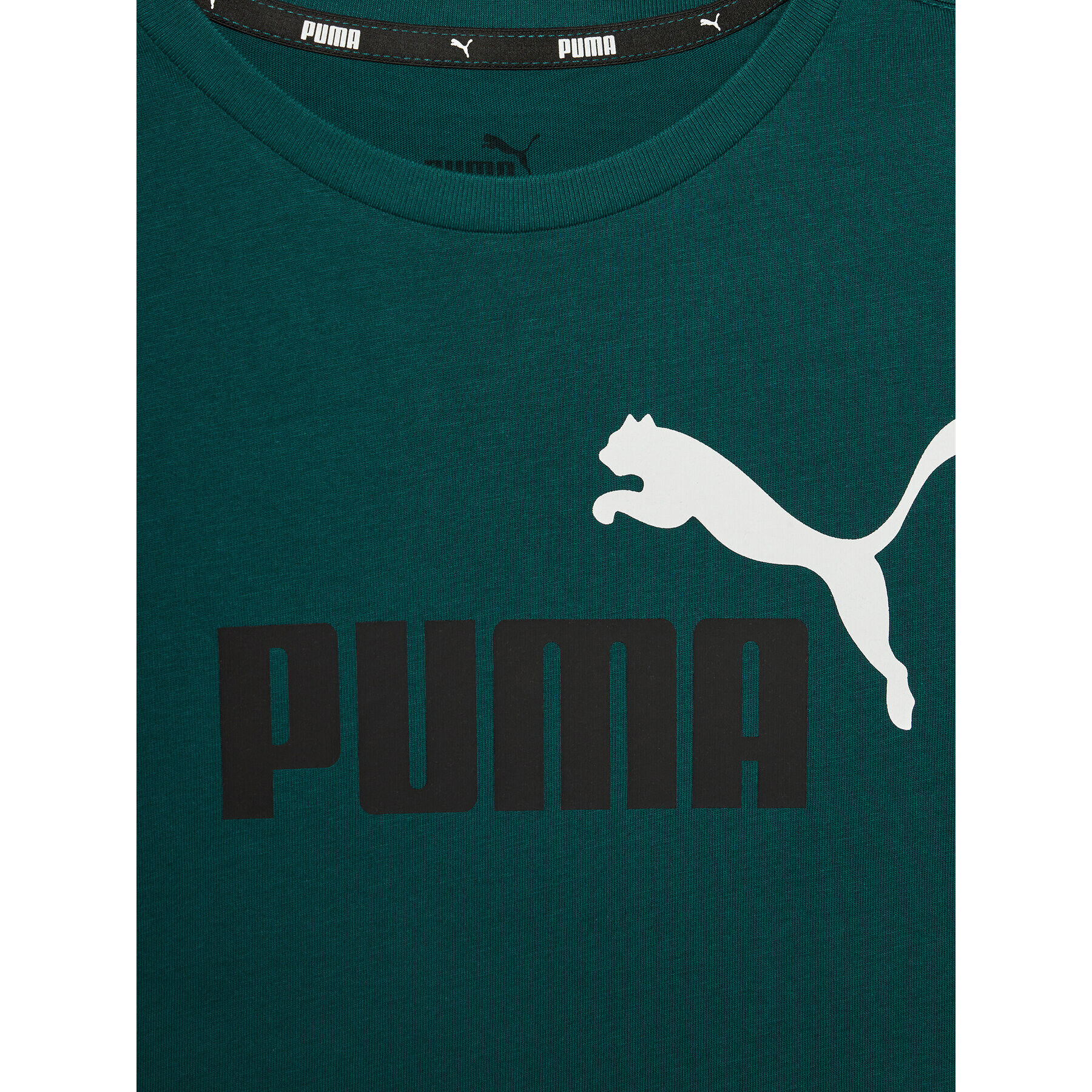 Puma Тишърт Ess+ 2 Col Logo 586985 Зелен Regular Fit - Pepit.bg