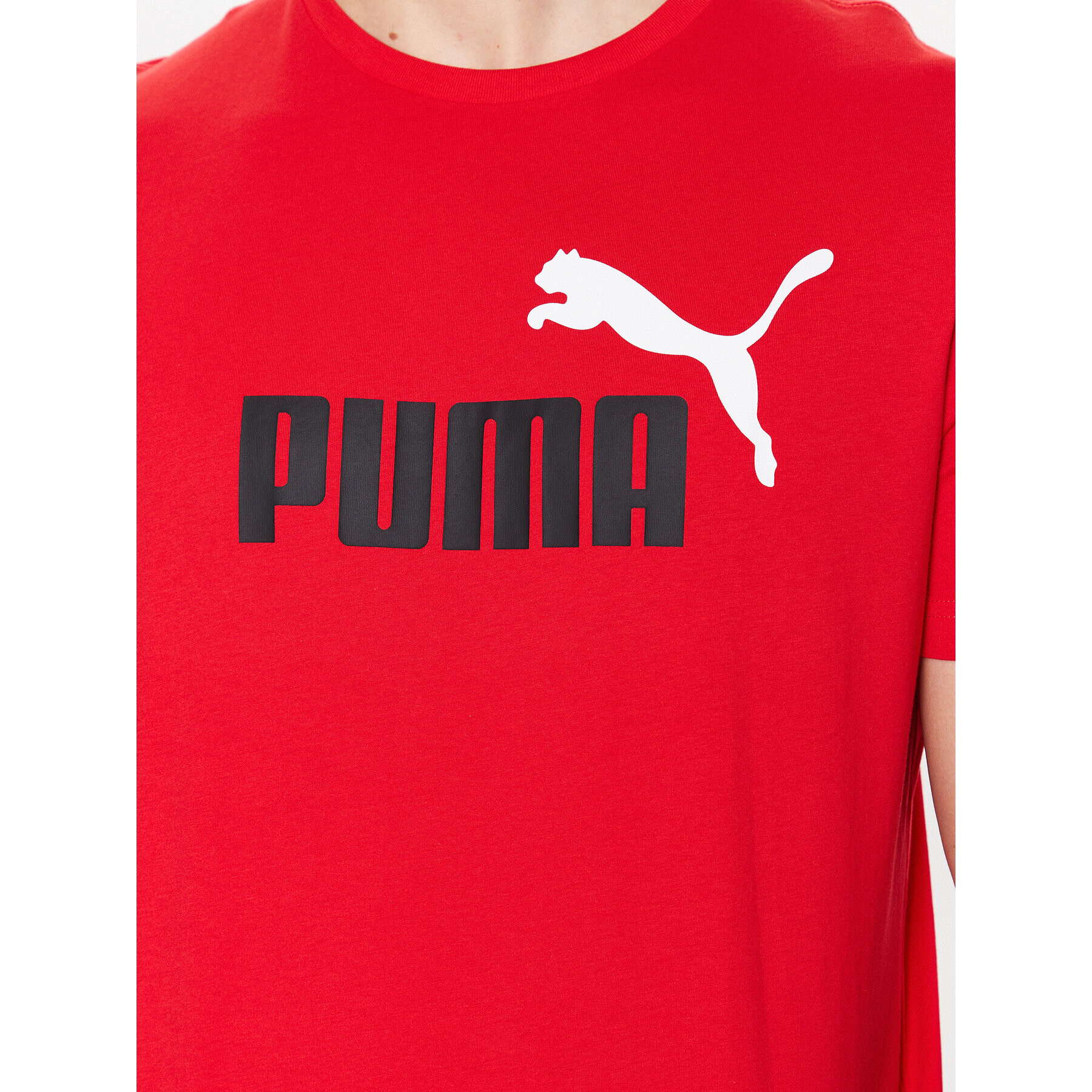 Puma Тишърт Ess 586759 Червен Regular Fit - Pepit.bg