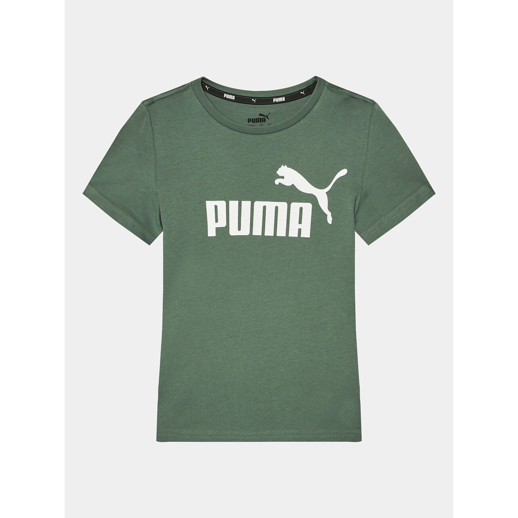 Puma Тишърт Ess Logo 586960 Зелен Regular Fit - Pepit.bg
