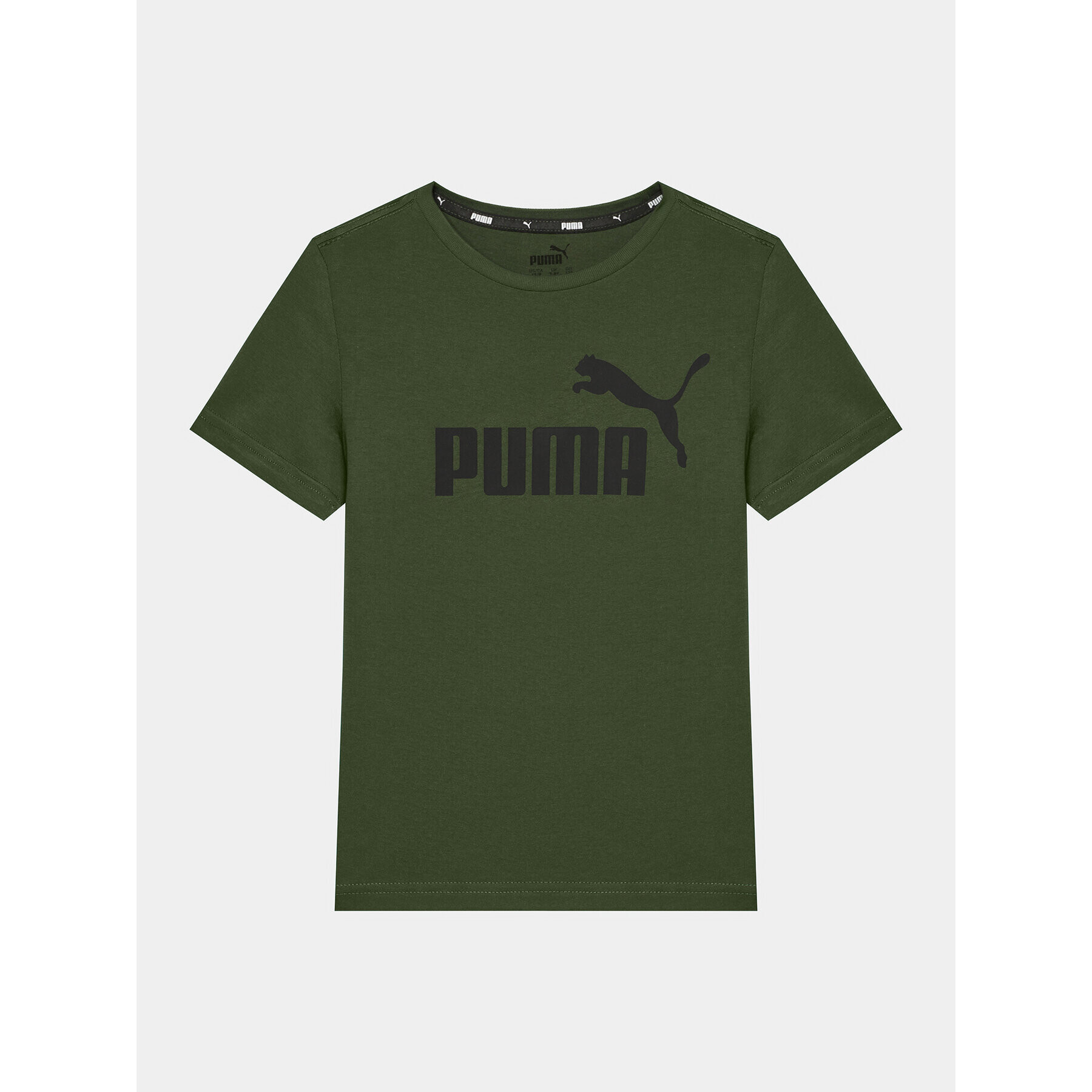 Puma Тишърт Ess Logo 586960 Зелен Regular Fit - Pepit.bg