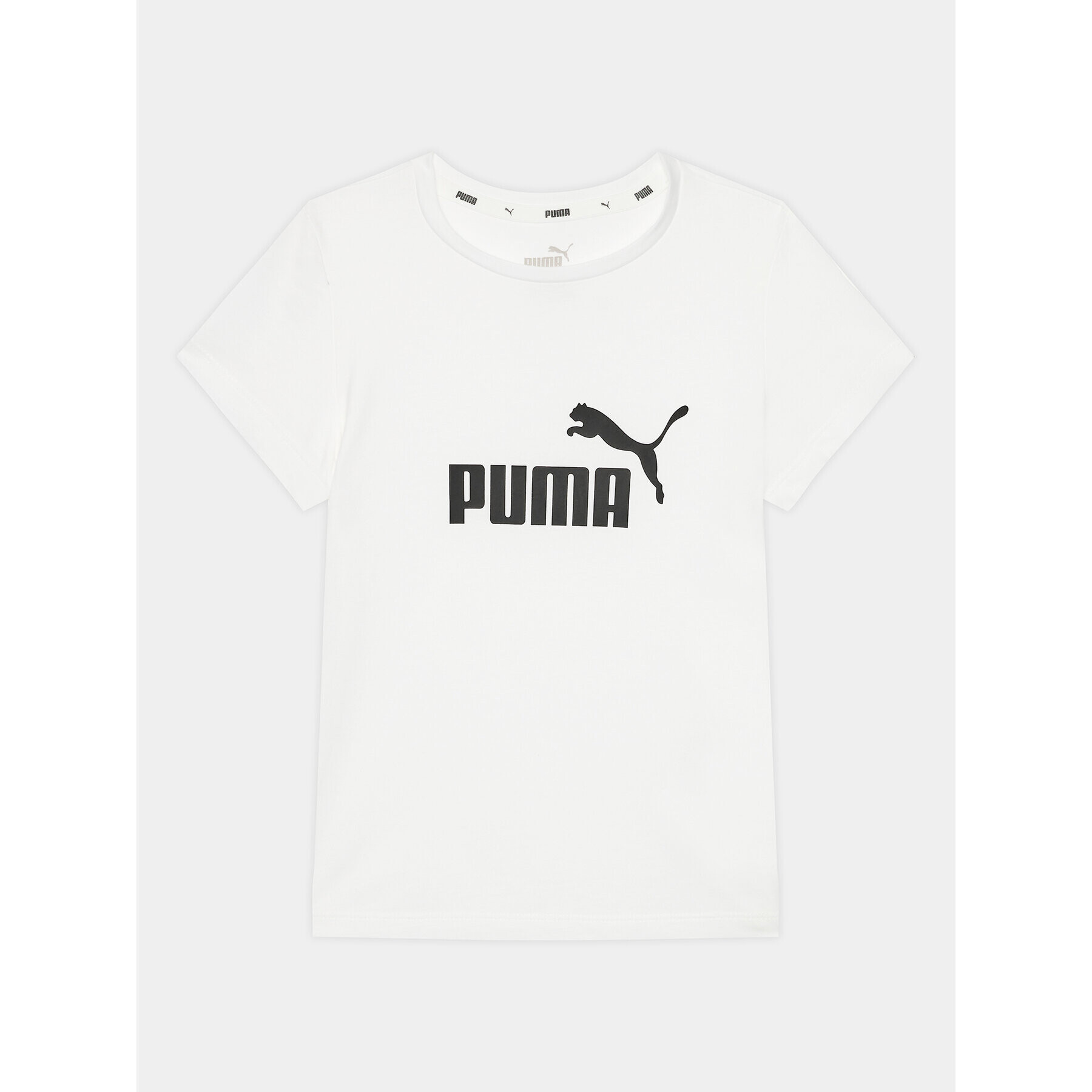 Puma Тишърт Ess Logo 587029 Бял Regular Fit - Pepit.bg