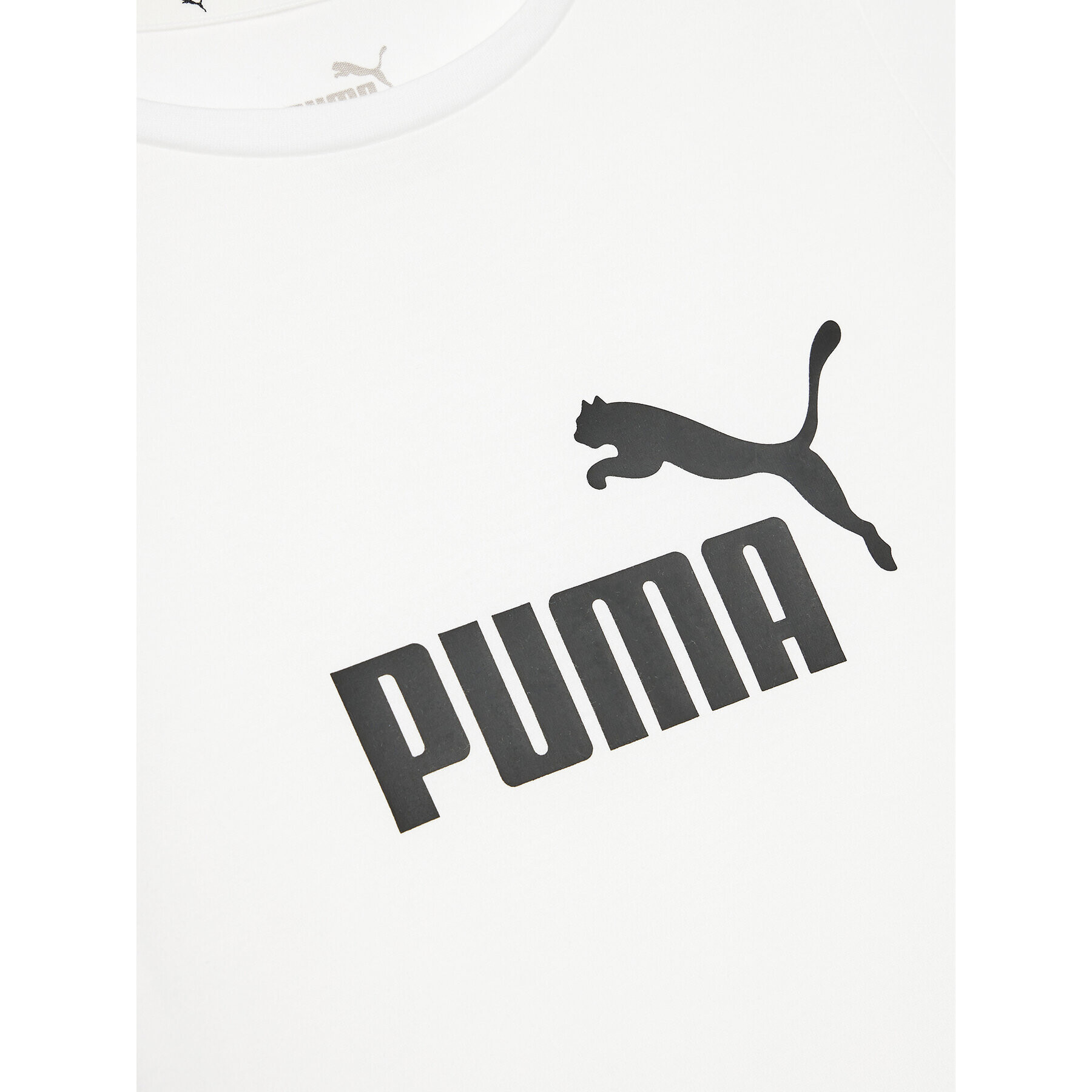 Puma Тишърт Ess Logo 587029 Бял Regular Fit - Pepit.bg