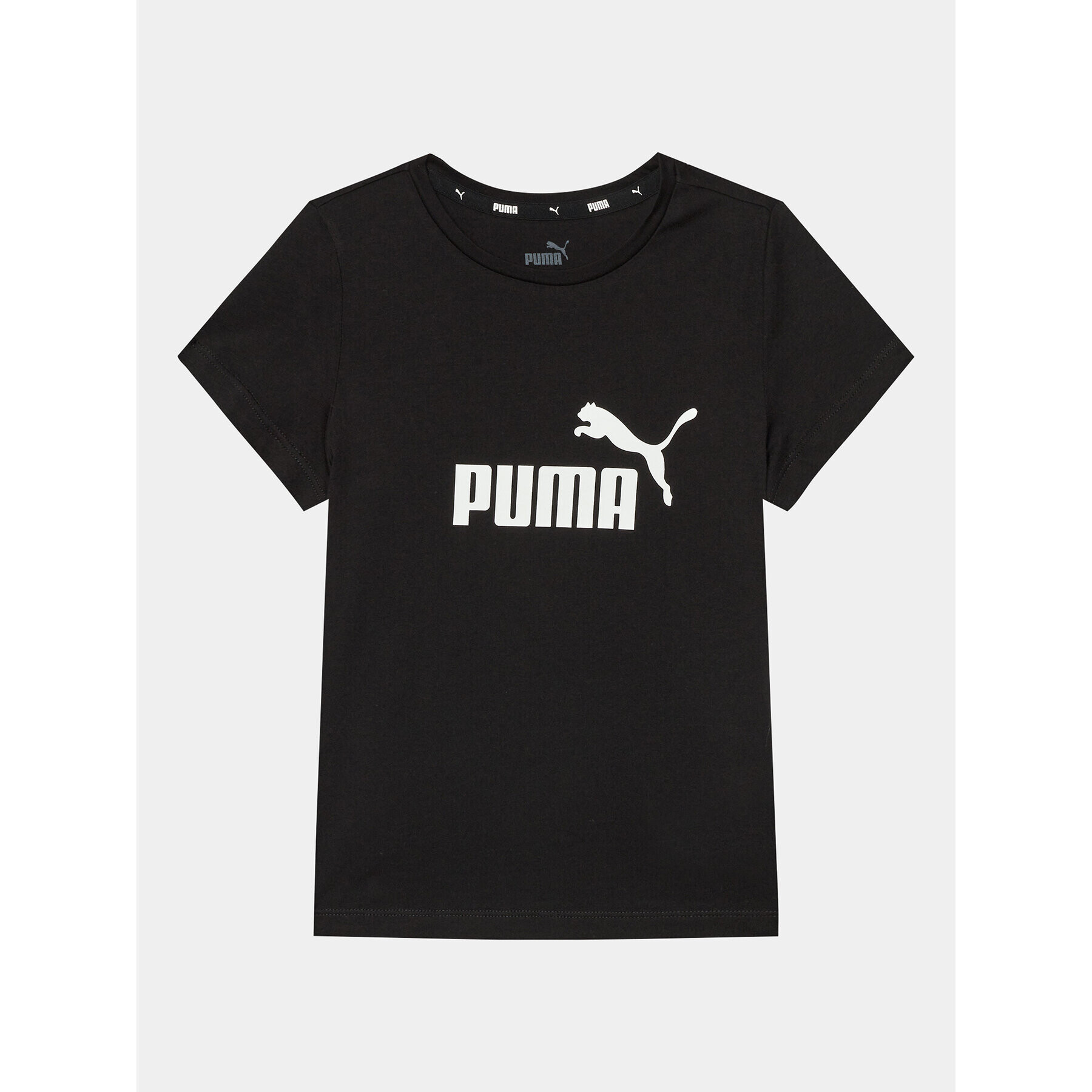 Puma Тишърт Ess Logo 587029 Черен Regular Fit - Pepit.bg