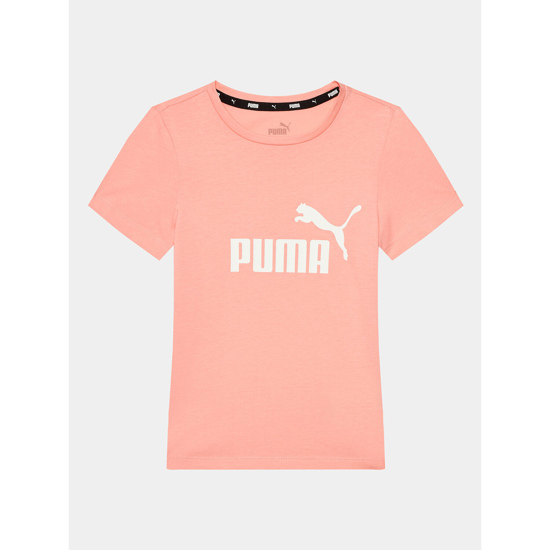 Puma Тишърт Ess Logo 587029 Оранжев Regular Fit - Pepit.bg