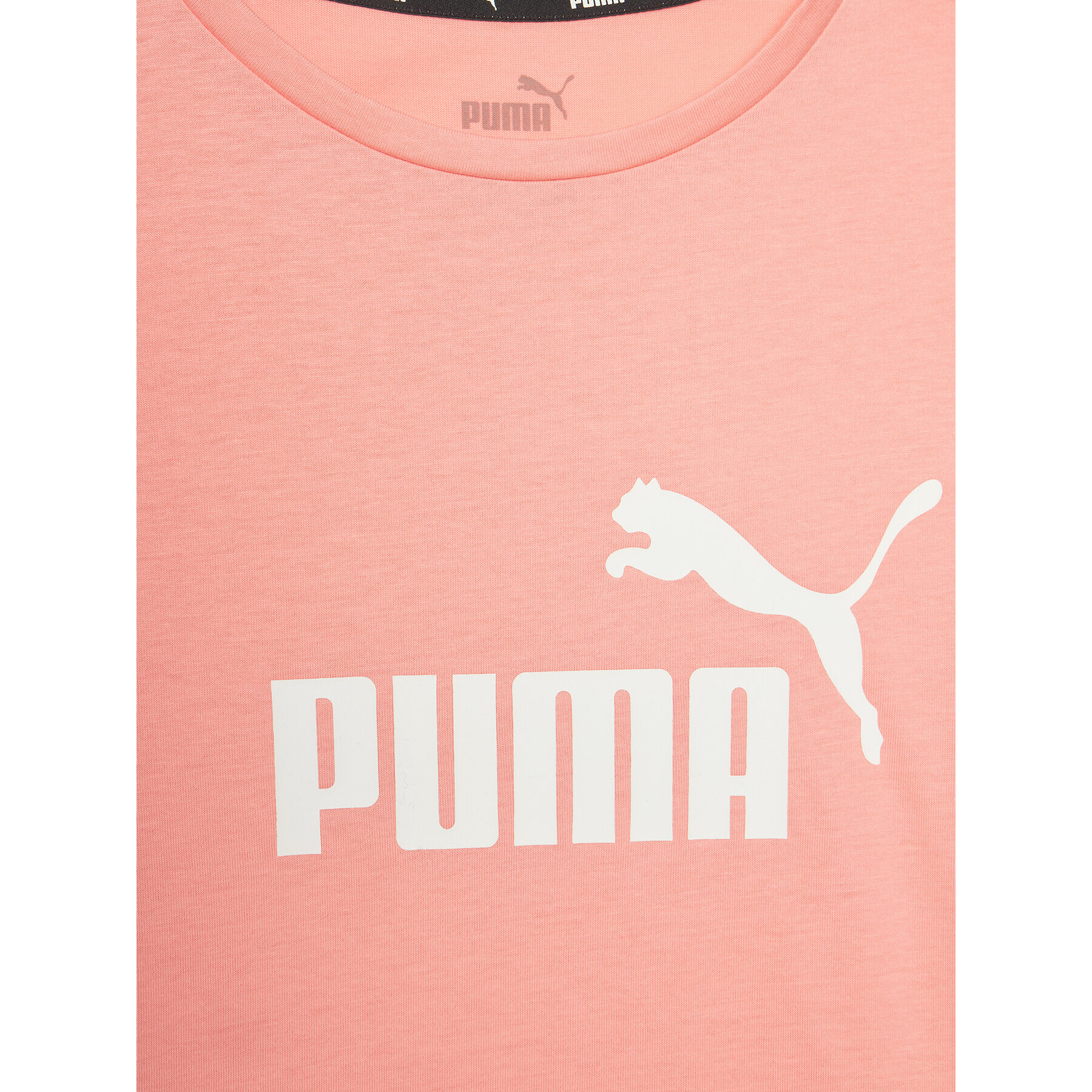 Puma Тишърт Ess Logo 587029 Оранжев Regular Fit - Pepit.bg