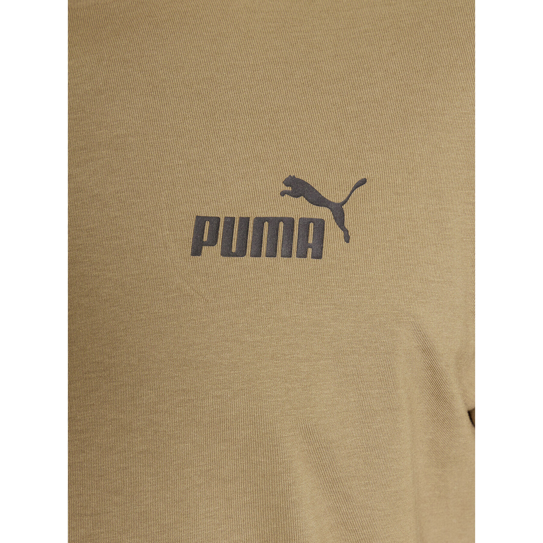Puma Тишърт Ess Small Logo 586669 Кафяв Regular Fit - Pepit.bg