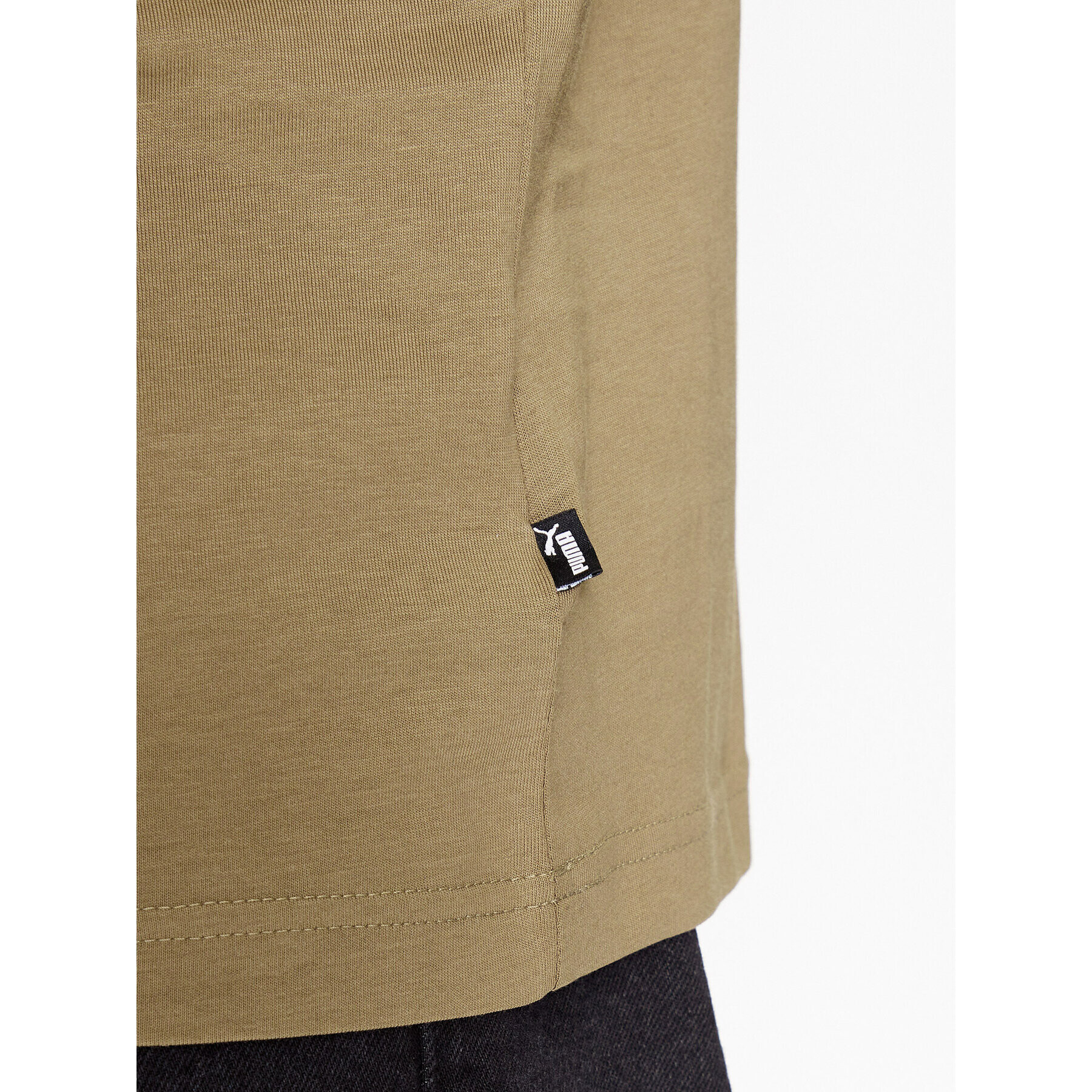 Puma Тишърт Ess Small Logo 586669 Кафяв Regular Fit - Pepit.bg