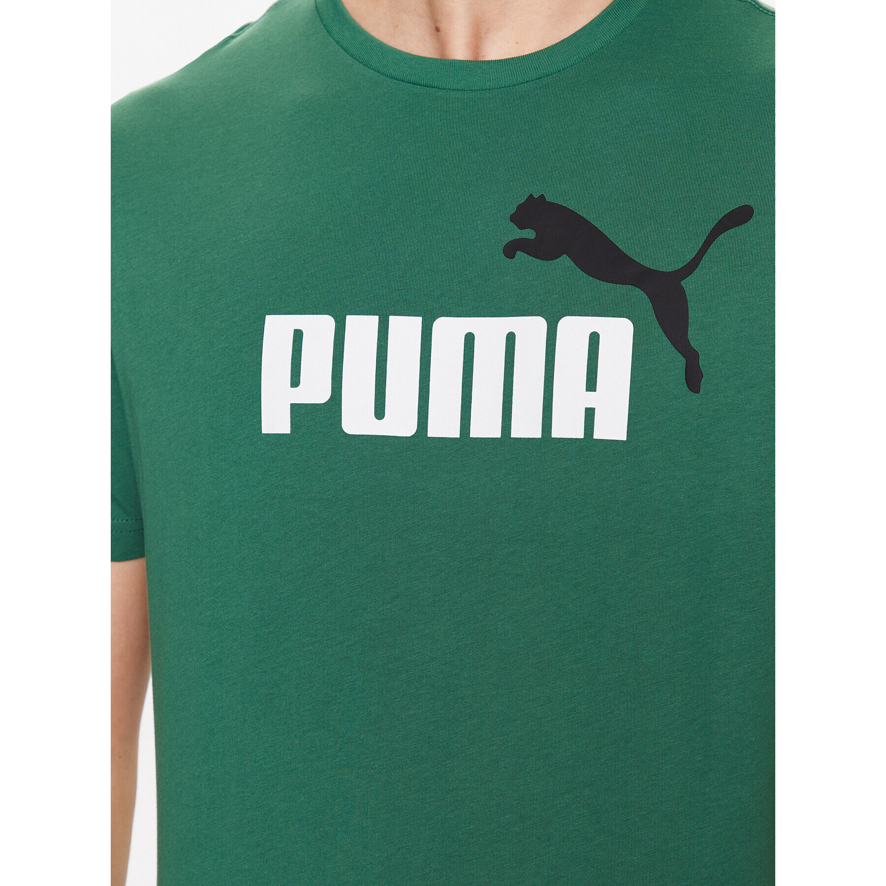 Puma Тишърт Essentials+2Col Logo 586759 Зелен Regular Fit - Pepit.bg