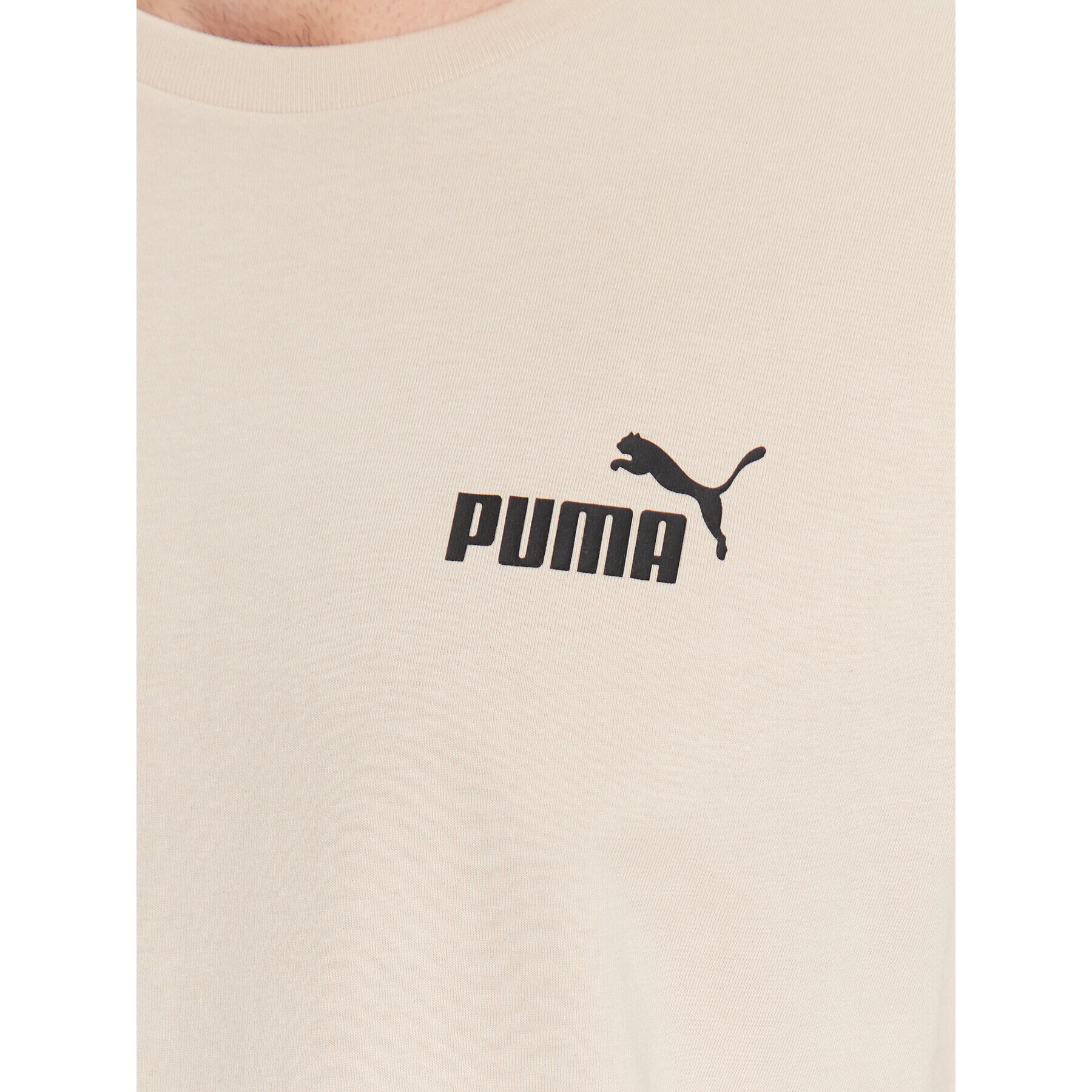 Puma Тишърт Essentials 586669 Бежов Regular Fit - Pepit.bg