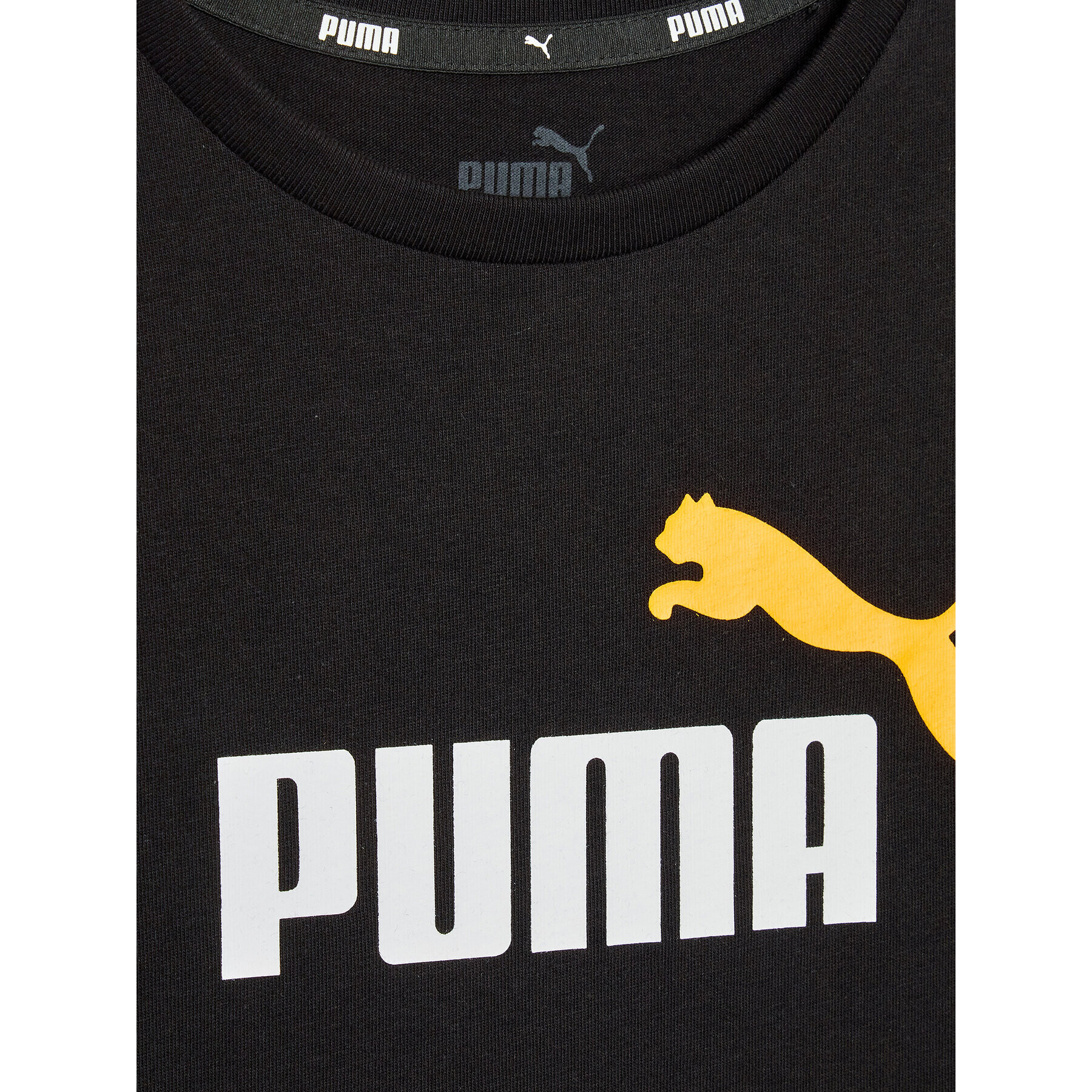 Puma Тишърт Essentials+ Col Logo 586985 Черен Regular Fit - Pepit.bg