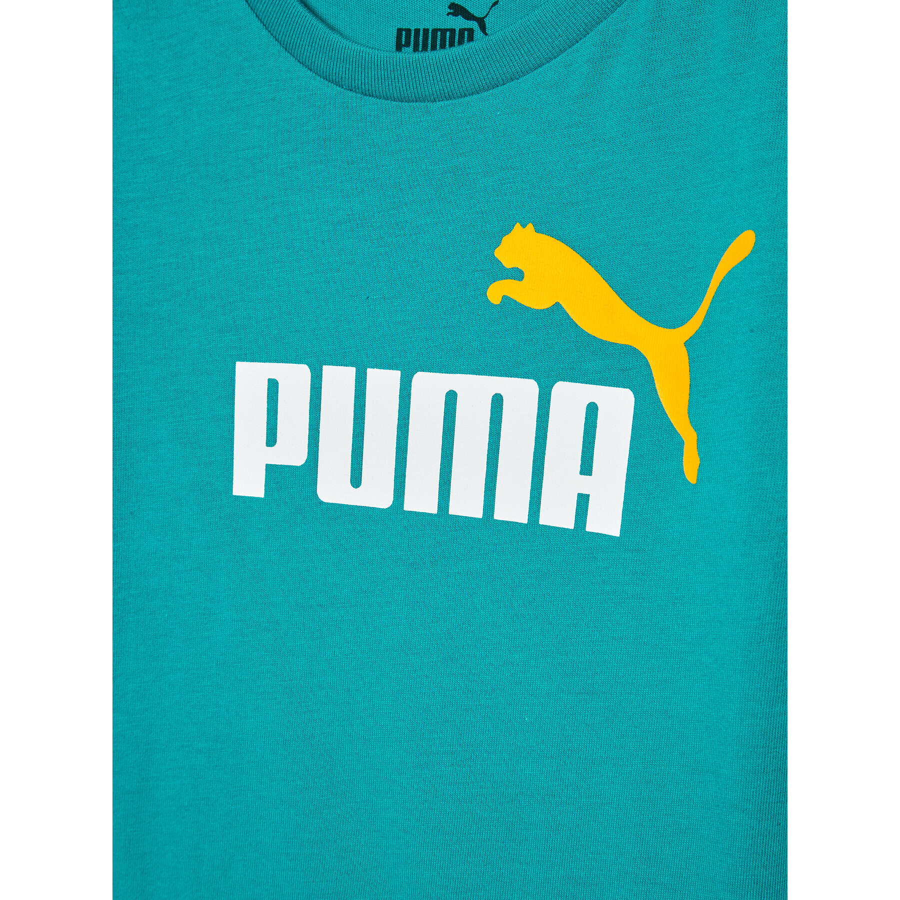 Puma Тишърт Essentials+ Col Logo 586985 Син Regular Fit - Pepit.bg