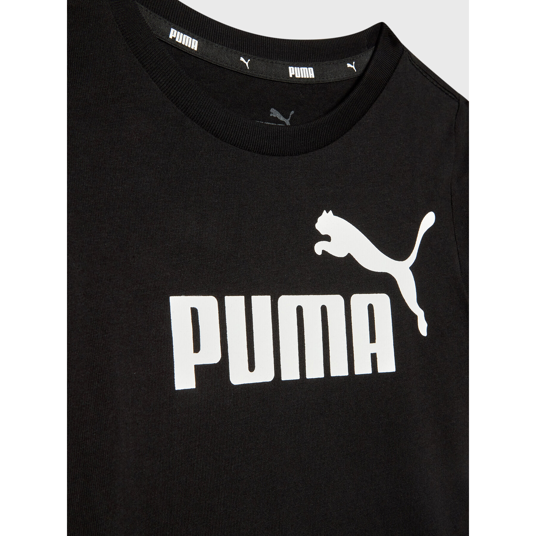 Puma Тишърт Essentials Logo 586960 Черен Regular Fit - Pepit.bg