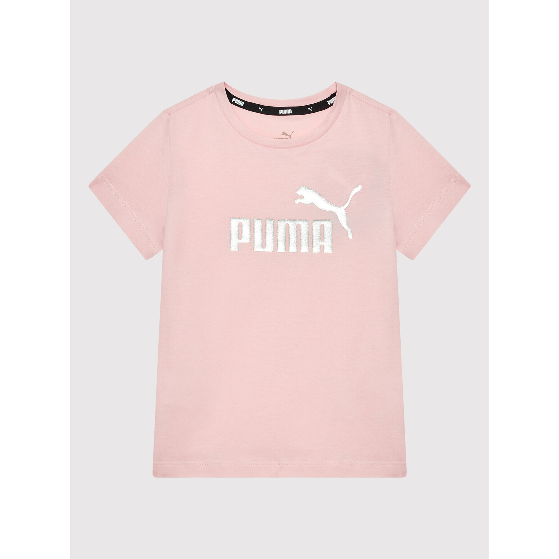 Puma Тишърт Essentials Logo 846953 Розов Regular Fit - Pepit.bg