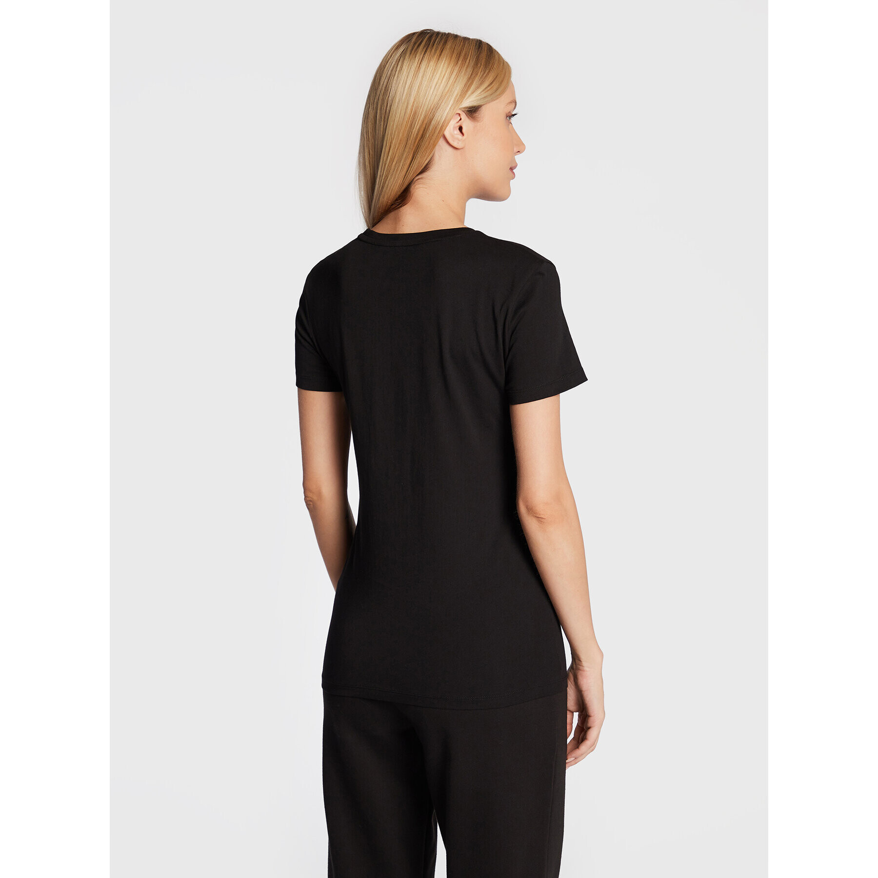 Puma Тишърт Essentials+ Metallic Logo 848303 Черен Regular Fit - Pepit.bg