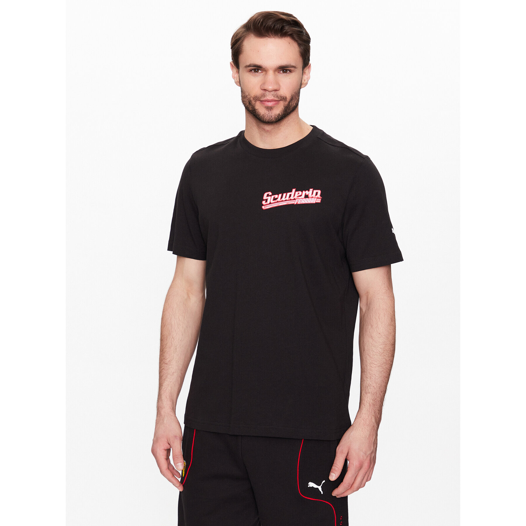 Puma Тишърт Ferrari Race Graphic 538171 Черен Regular Fit - Pepit.bg