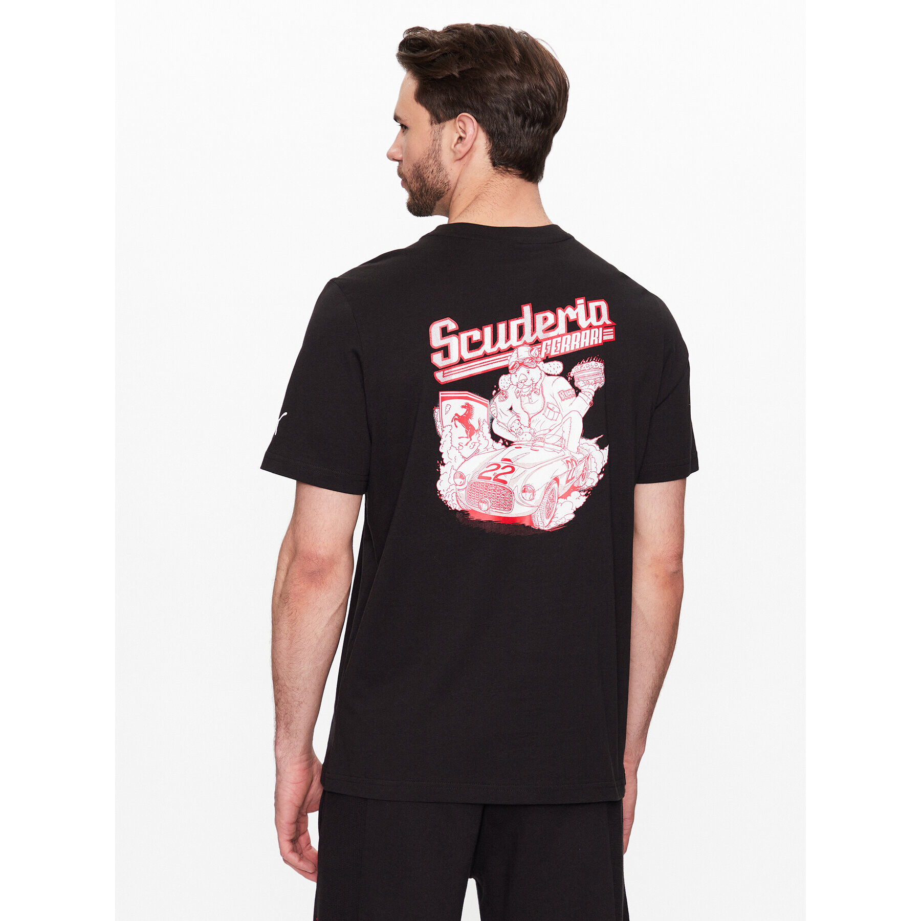 Puma Тишърт Ferrari Race Graphic 538171 Черен Regular Fit - Pepit.bg