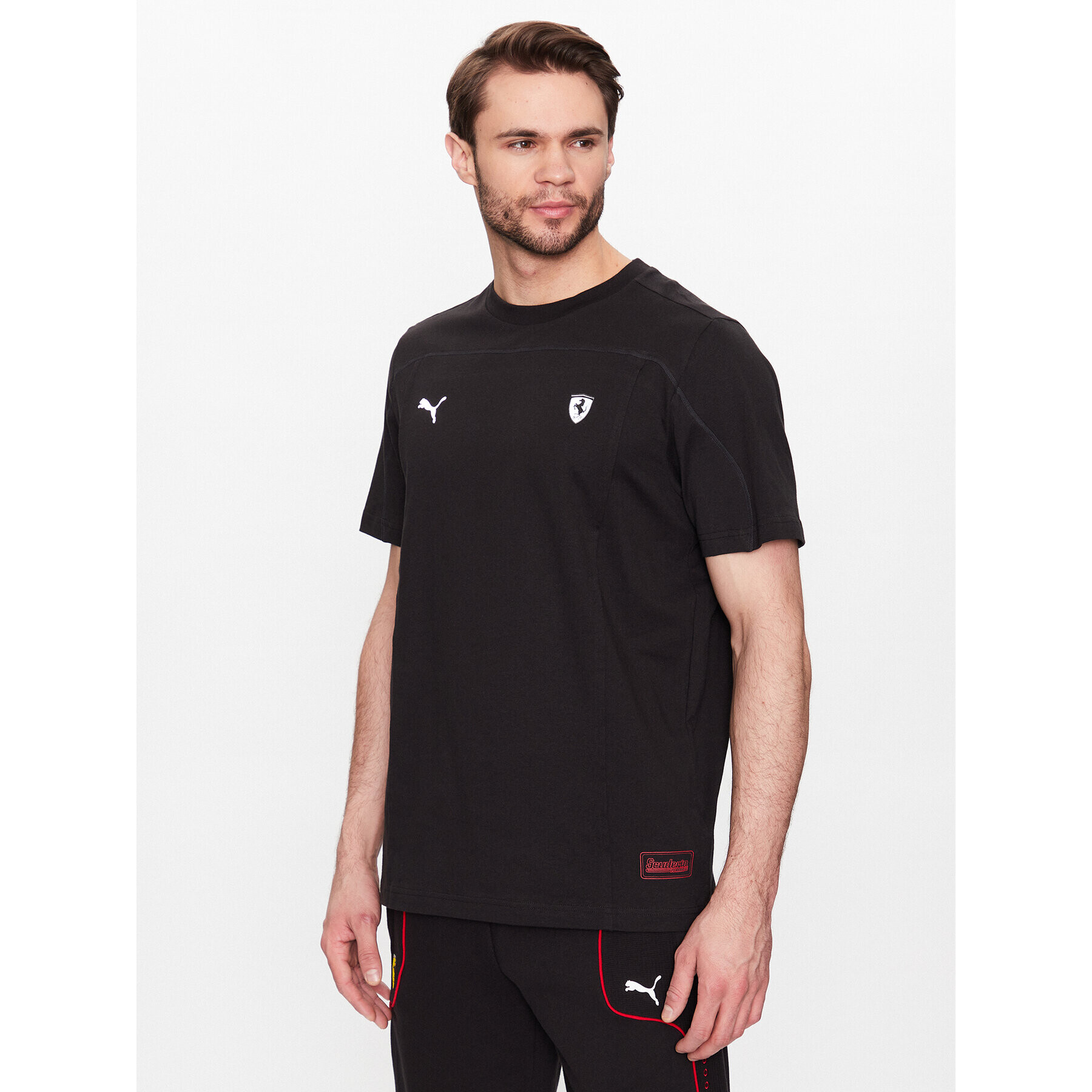 Puma Тишърт Ferrari Style 538332 Черен Regular Fit - Pepit.bg