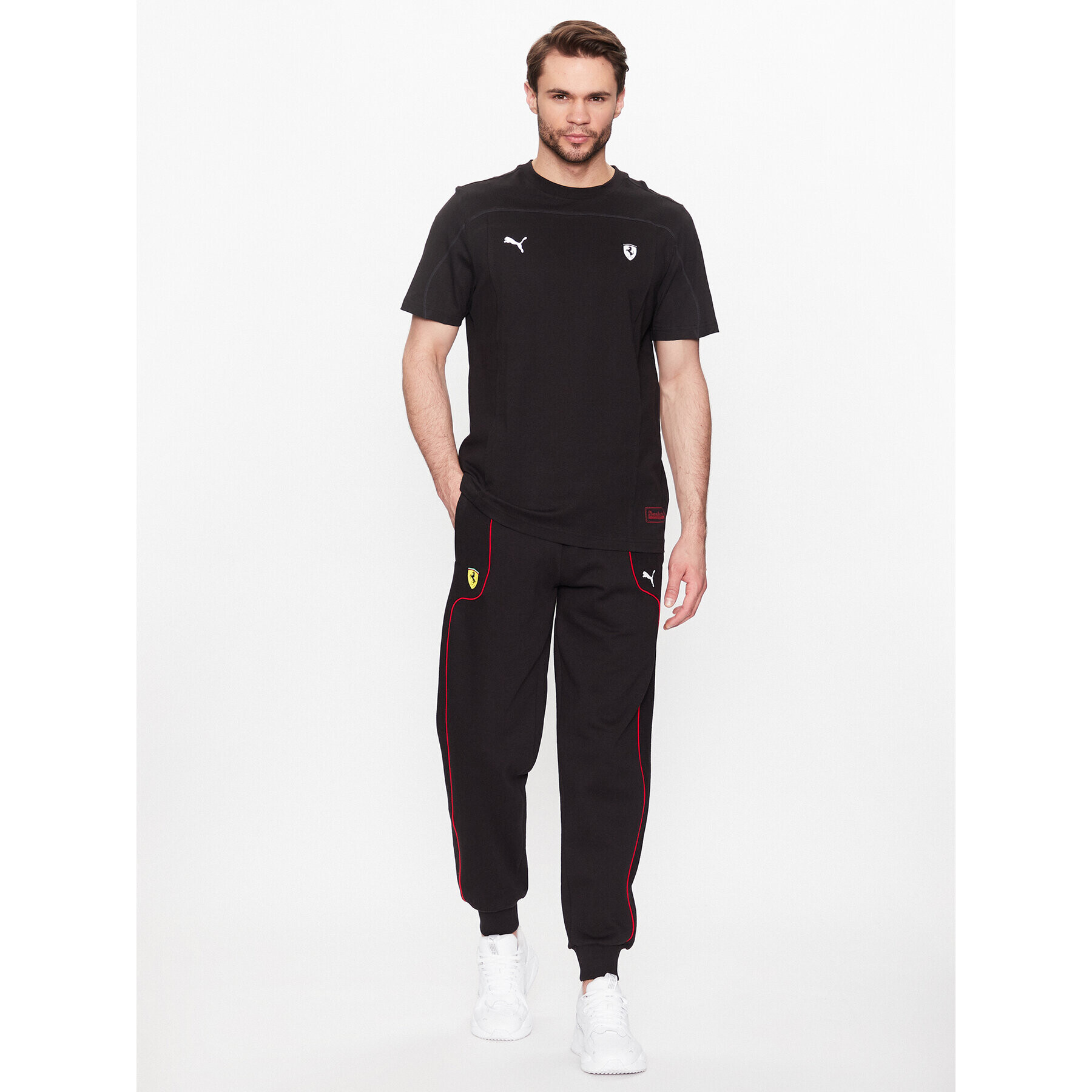 Puma Тишърт Ferrari Style 538332 Черен Regular Fit - Pepit.bg