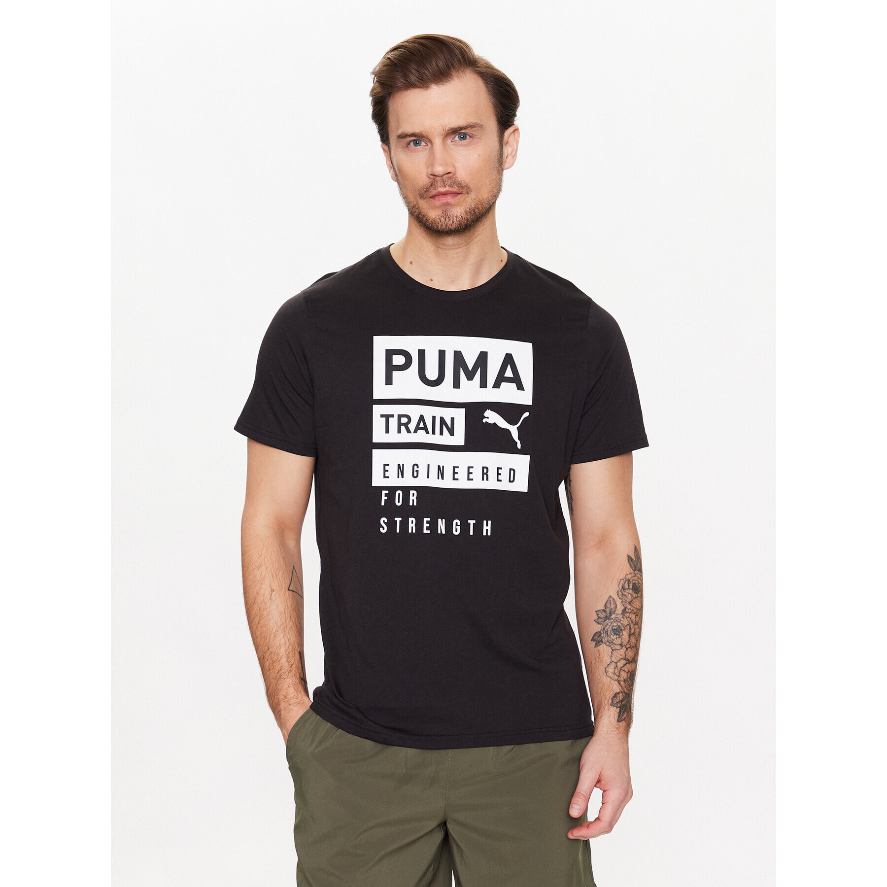 Puma Тишърт Graphic 523242 Черен Regular Fit - Pepit.bg