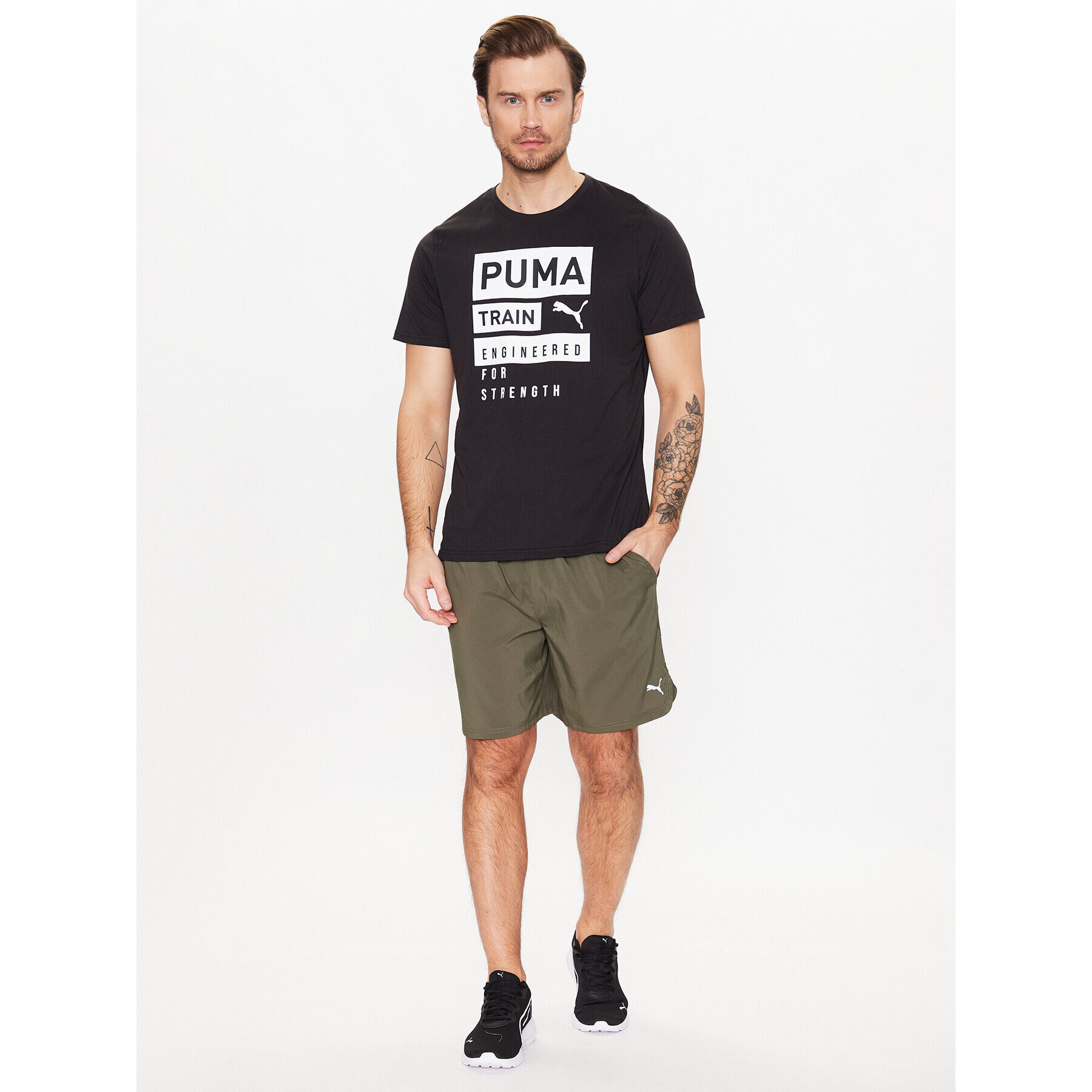 Puma Тишърт Graphic 523242 Черен Regular Fit - Pepit.bg