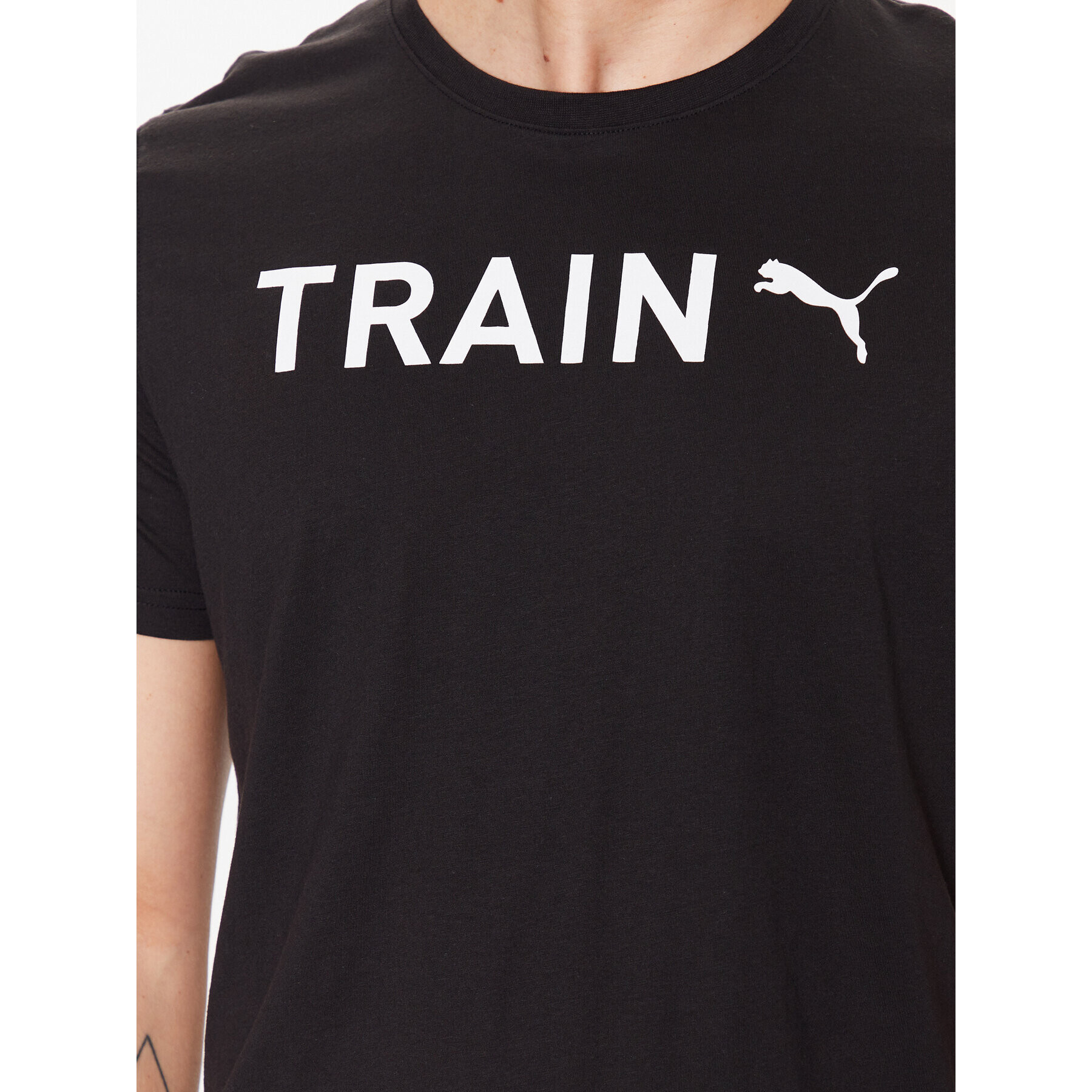 Puma Тишърт Graphic 523414 Черен Regular Fit - Pepit.bg