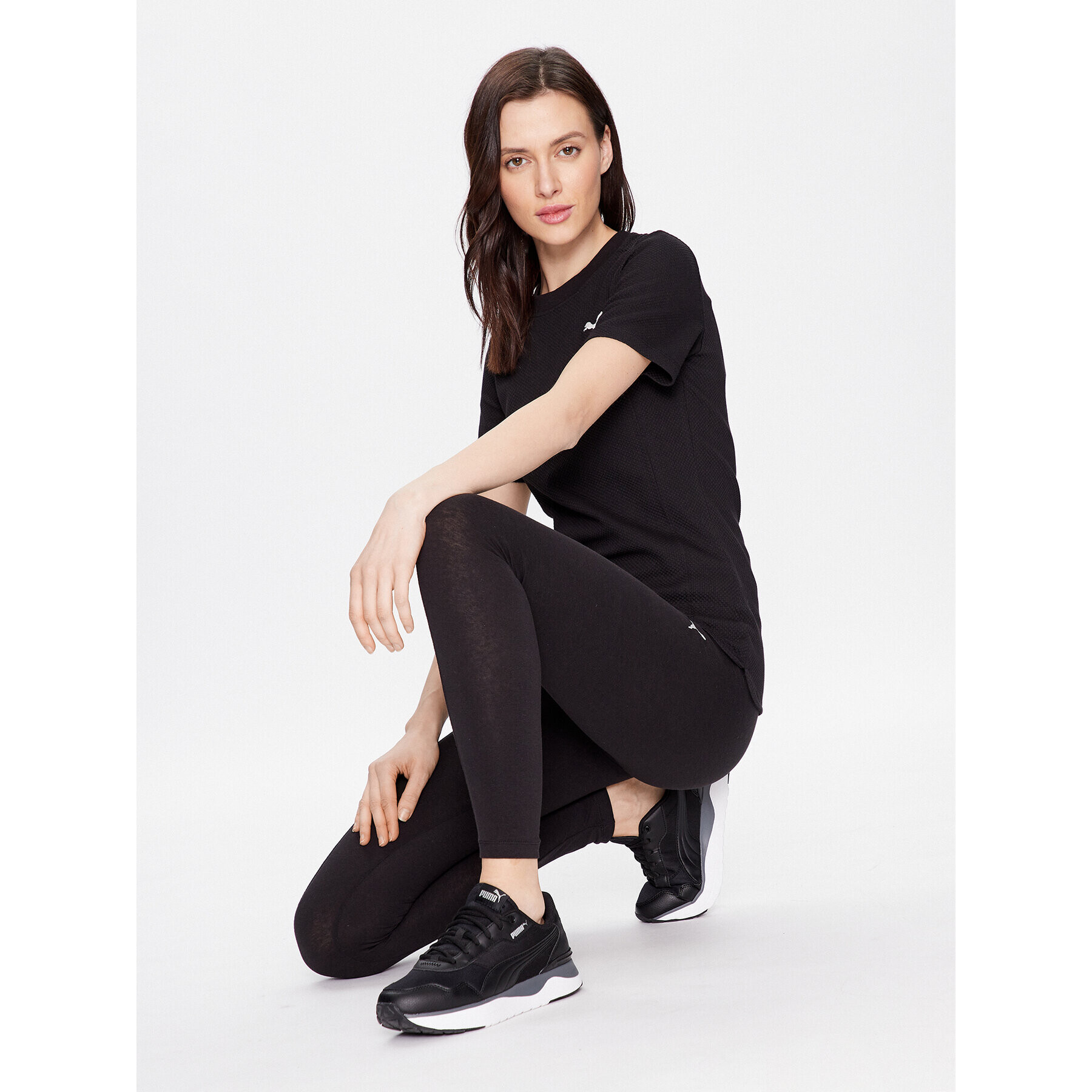 Puma Тишърт Her 674063 Черен Slim Fit - Pepit.bg