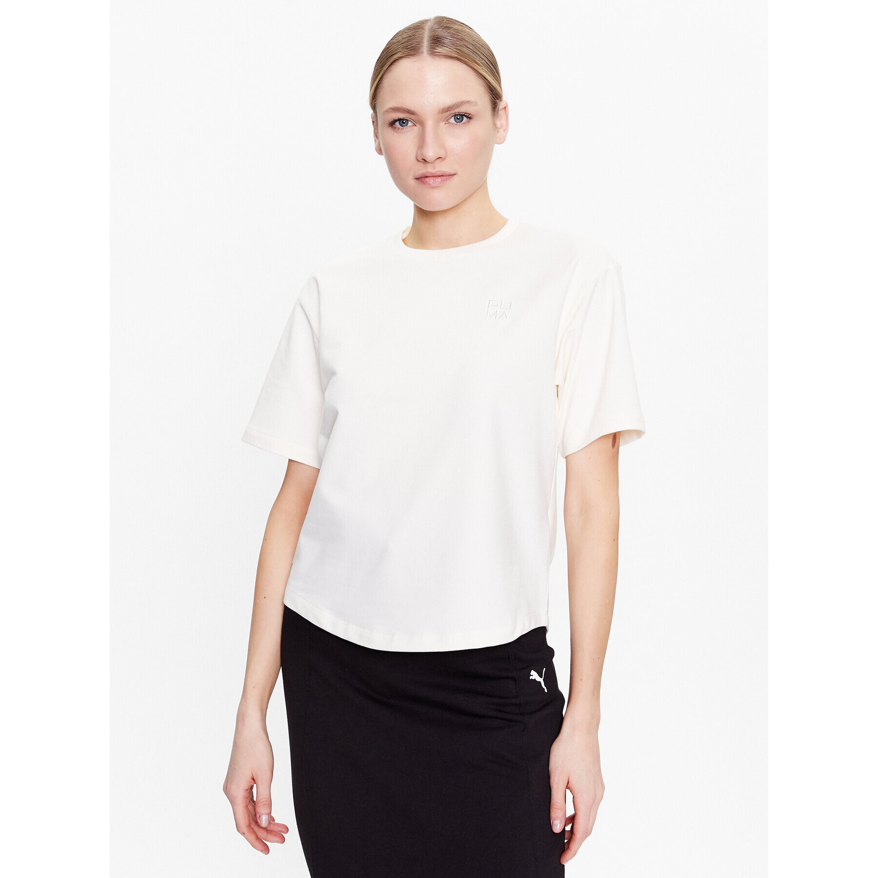 Puma Тишърт Infuse 538348 Екрю Relaxed Fit - Pepit.bg