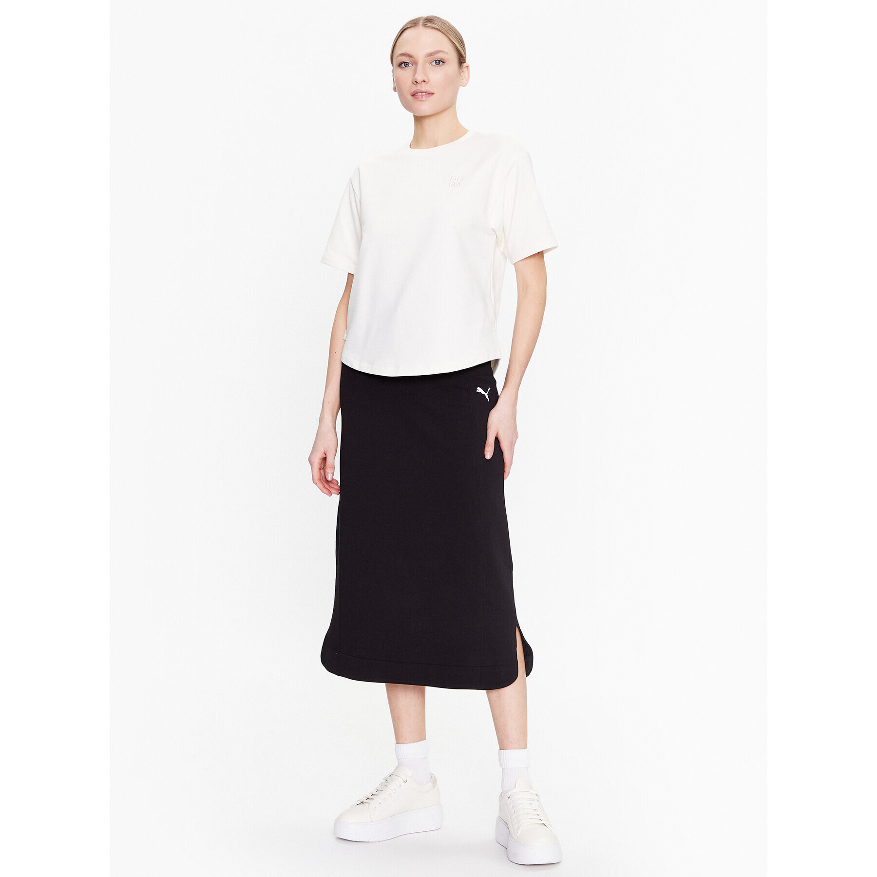 Puma Тишърт Infuse 538348 Екрю Relaxed Fit - Pepit.bg