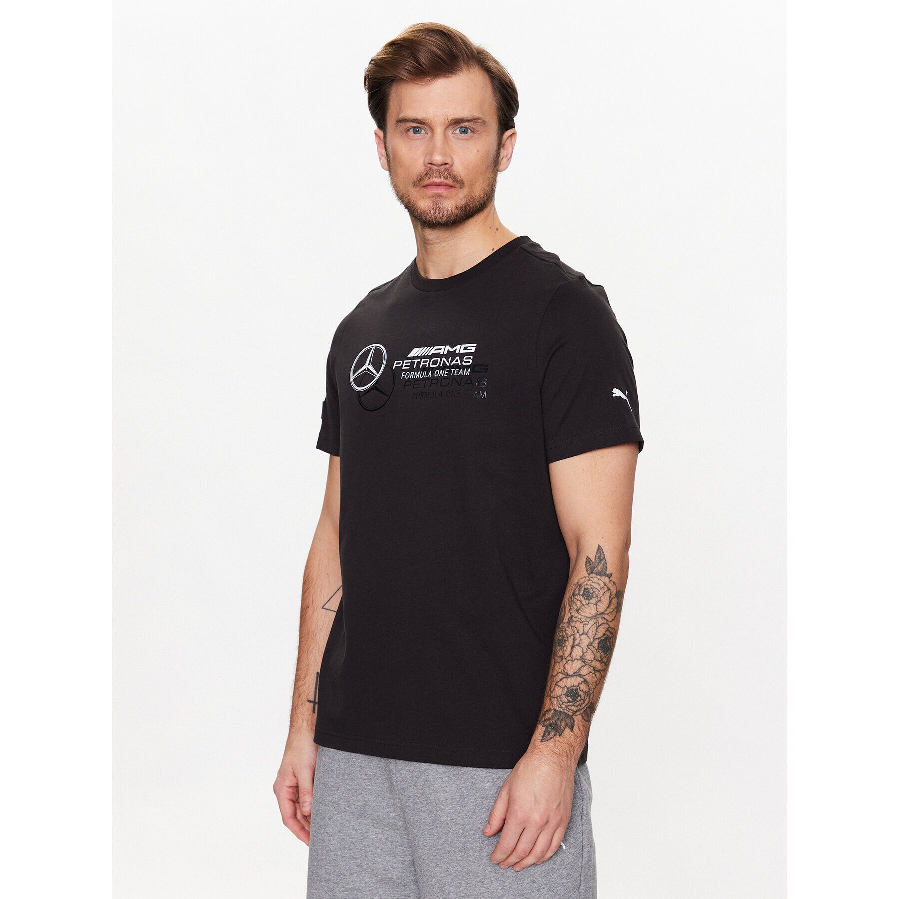 Puma Тишърт Mapf1 Logo 538482 Черен Regular Fit - Pepit.bg