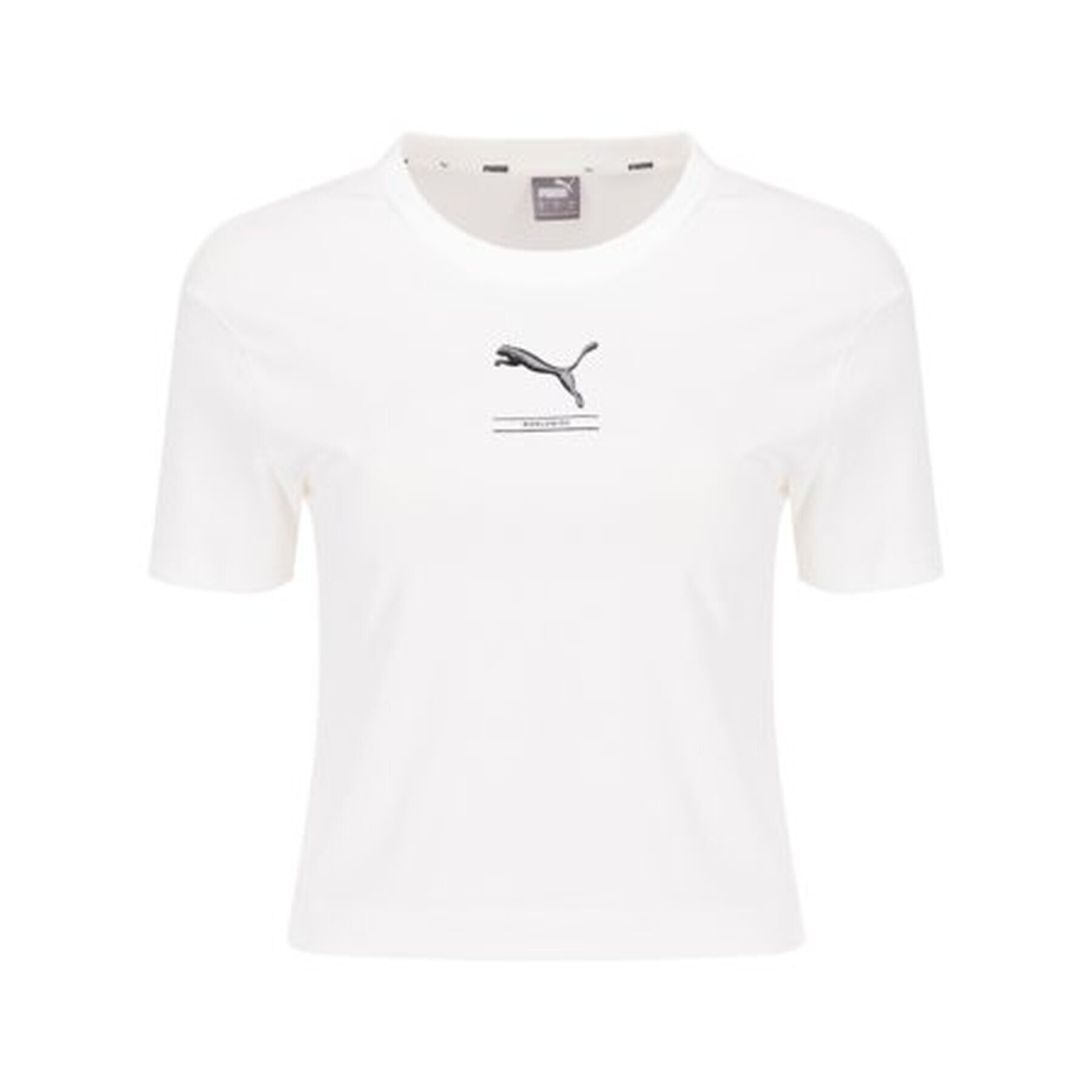 Puma Тишърт Nu-Tility 581377 Бял Slim Fit - Pepit.bg