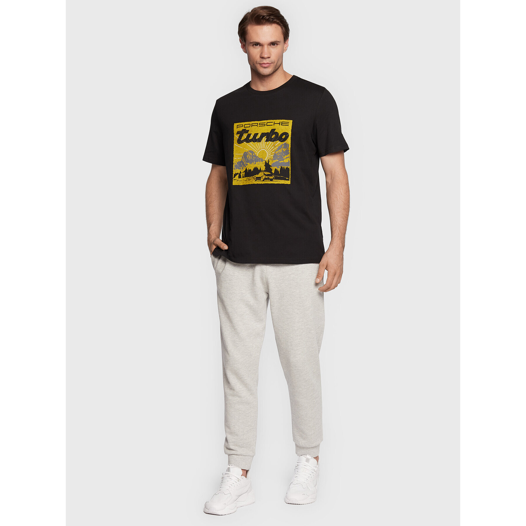 Puma Тишърт Pl Graphic 534832 Черен Regular Fit - Pepit.bg