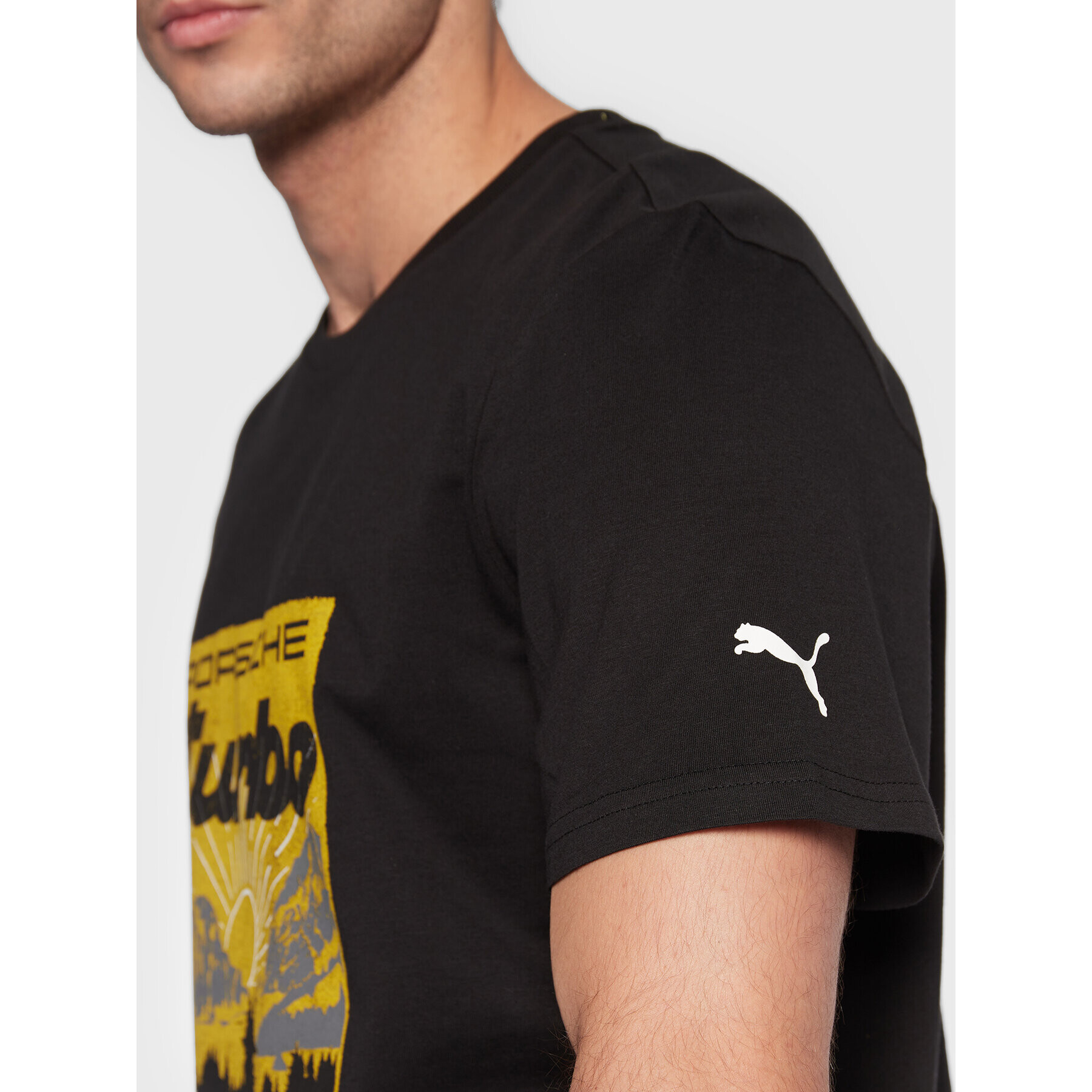 Puma Тишърт Pl Graphic 534832 Черен Regular Fit - Pepit.bg