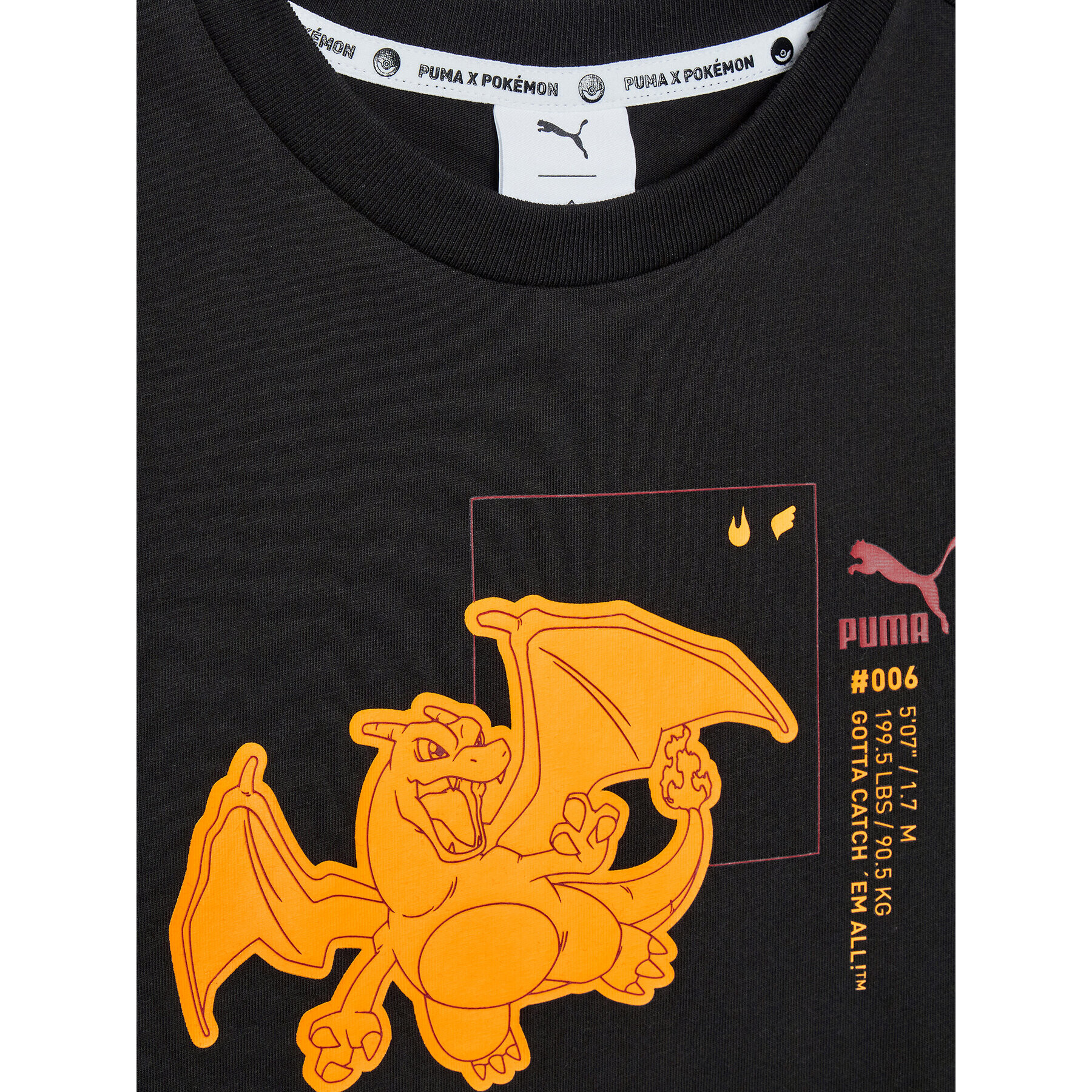 Puma Тишърт Pokemon 536429 Черен Regular Fit - Pepit.bg