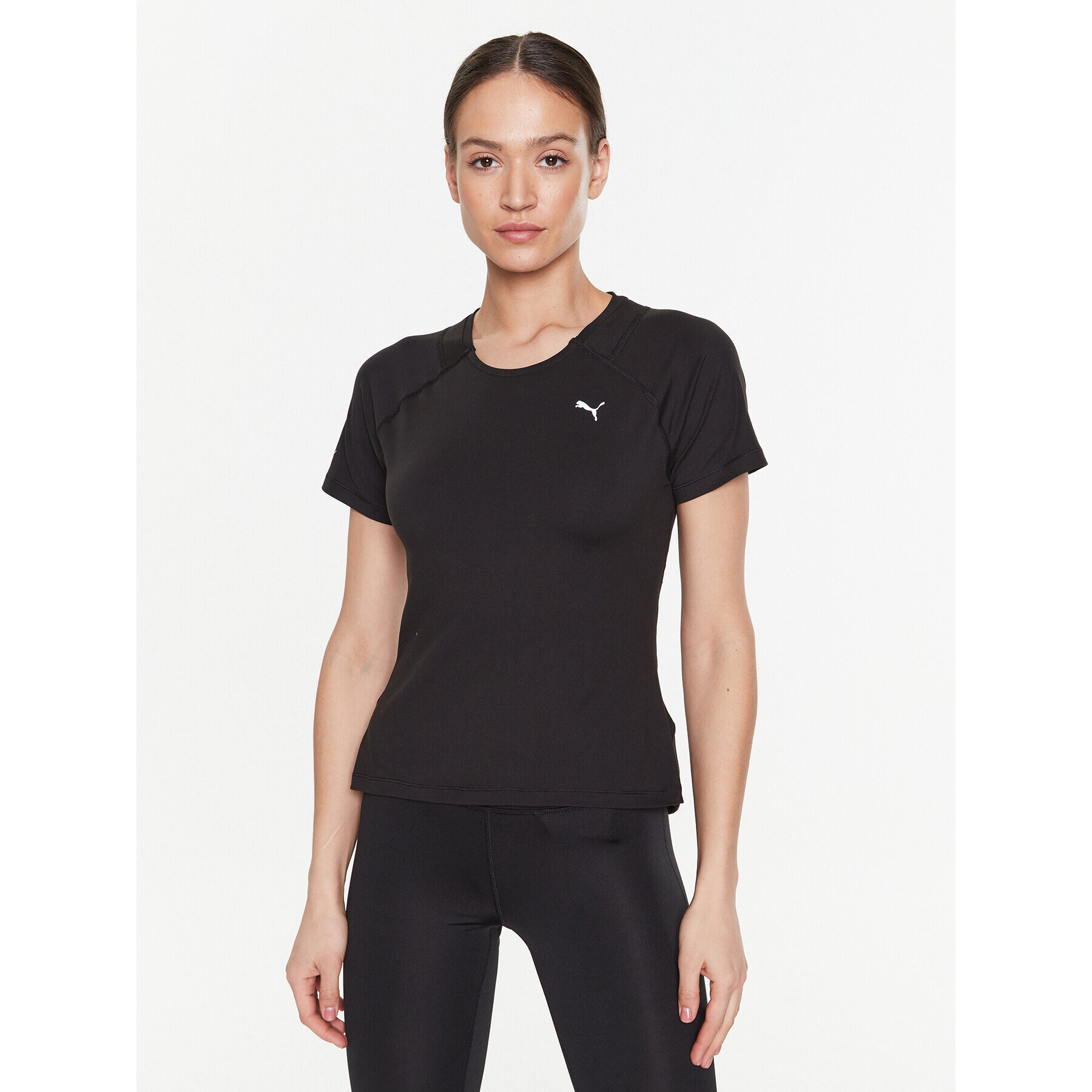 Puma Тишърт Run Cloudspun 523276 Черен Regular Fit - Pepit.bg