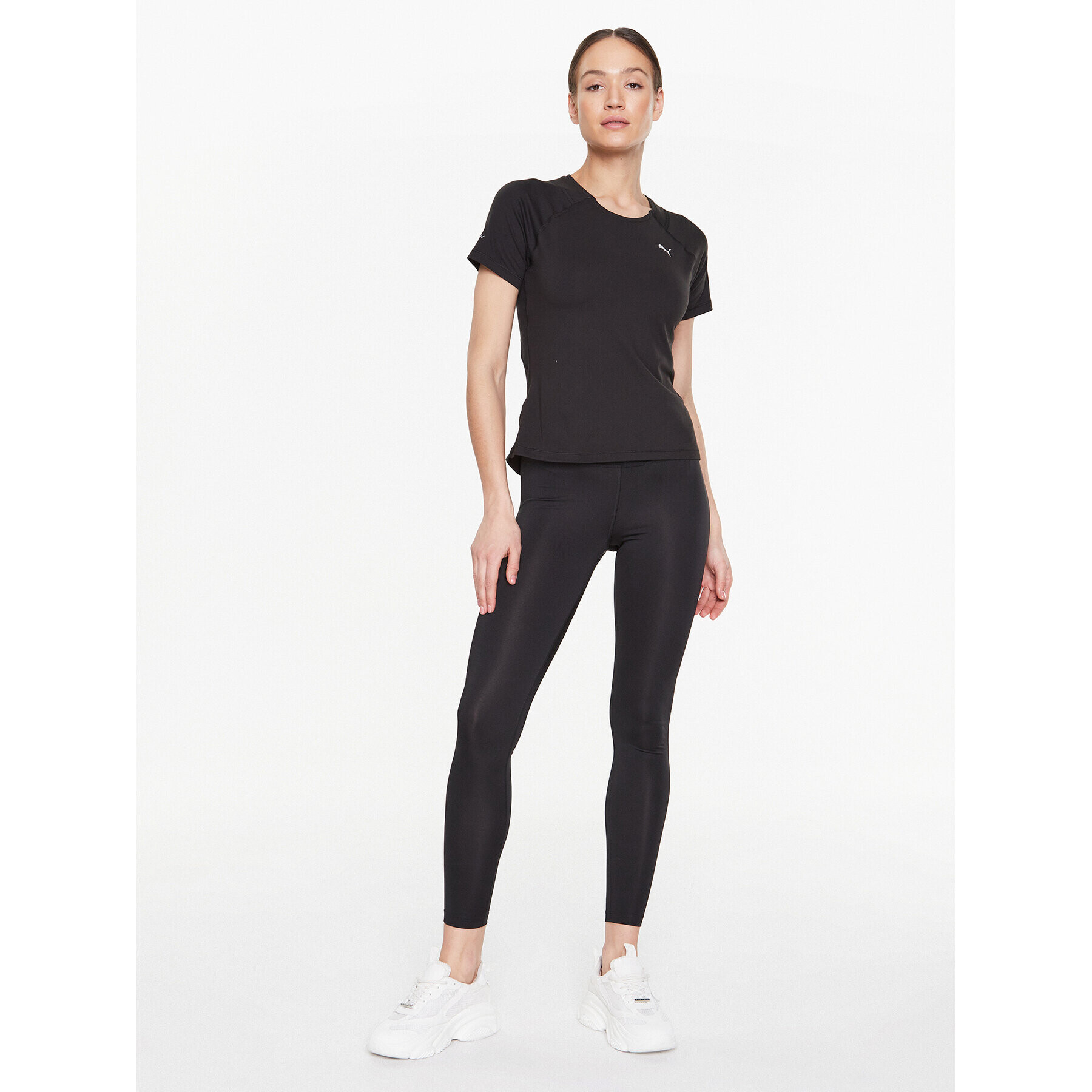 Puma Тишърт Run Cloudspun 523276 Черен Regular Fit - Pepit.bg