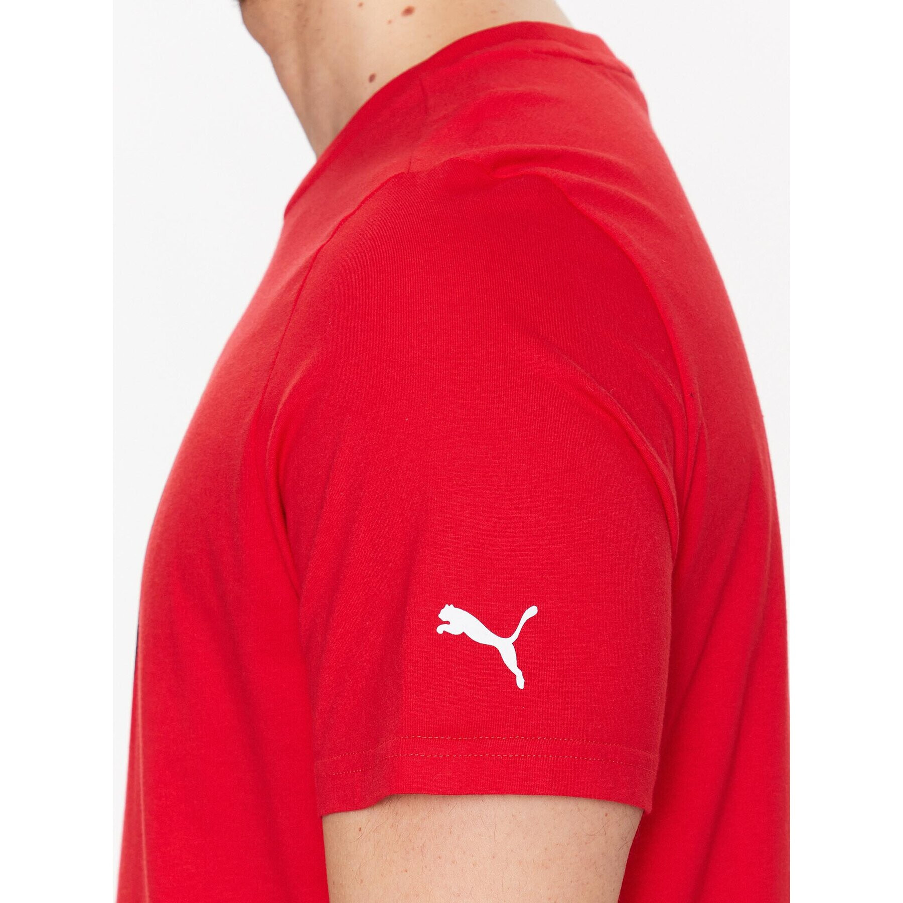 Puma Тишърт Scuderia Ferrari Big Shield 538175 Червен Regular Fit - Pepit.bg