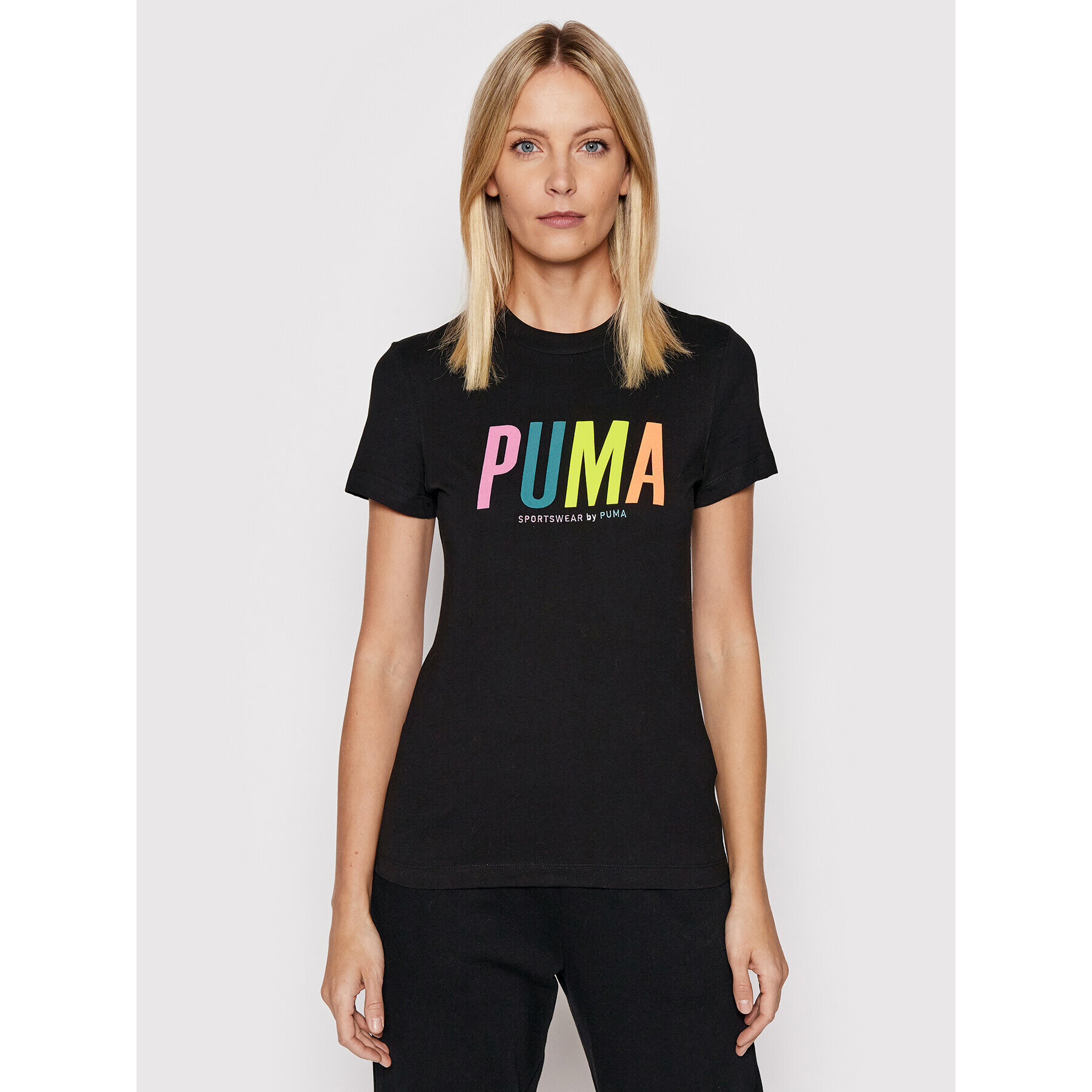 Puma Тишърт SMILEY WORLD Graphic 533559 Черен Regular Fit - Pepit.bg