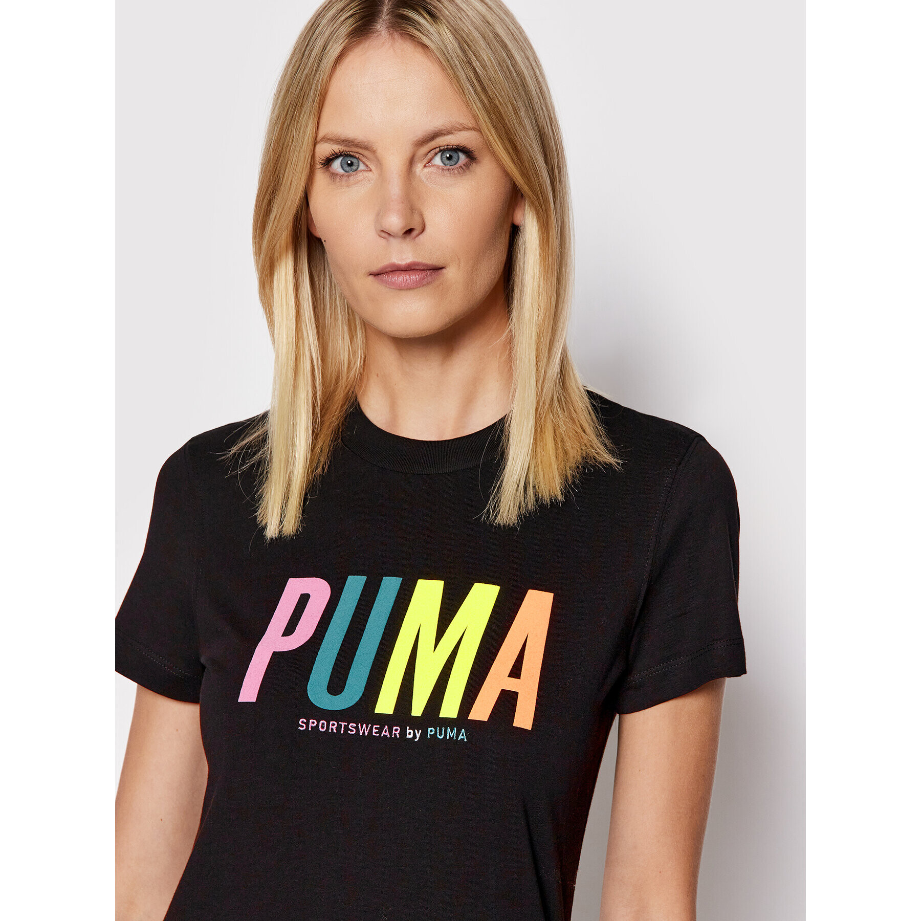 Puma Тишърт SMILEY WORLD Graphic 533559 Черен Regular Fit - Pepit.bg