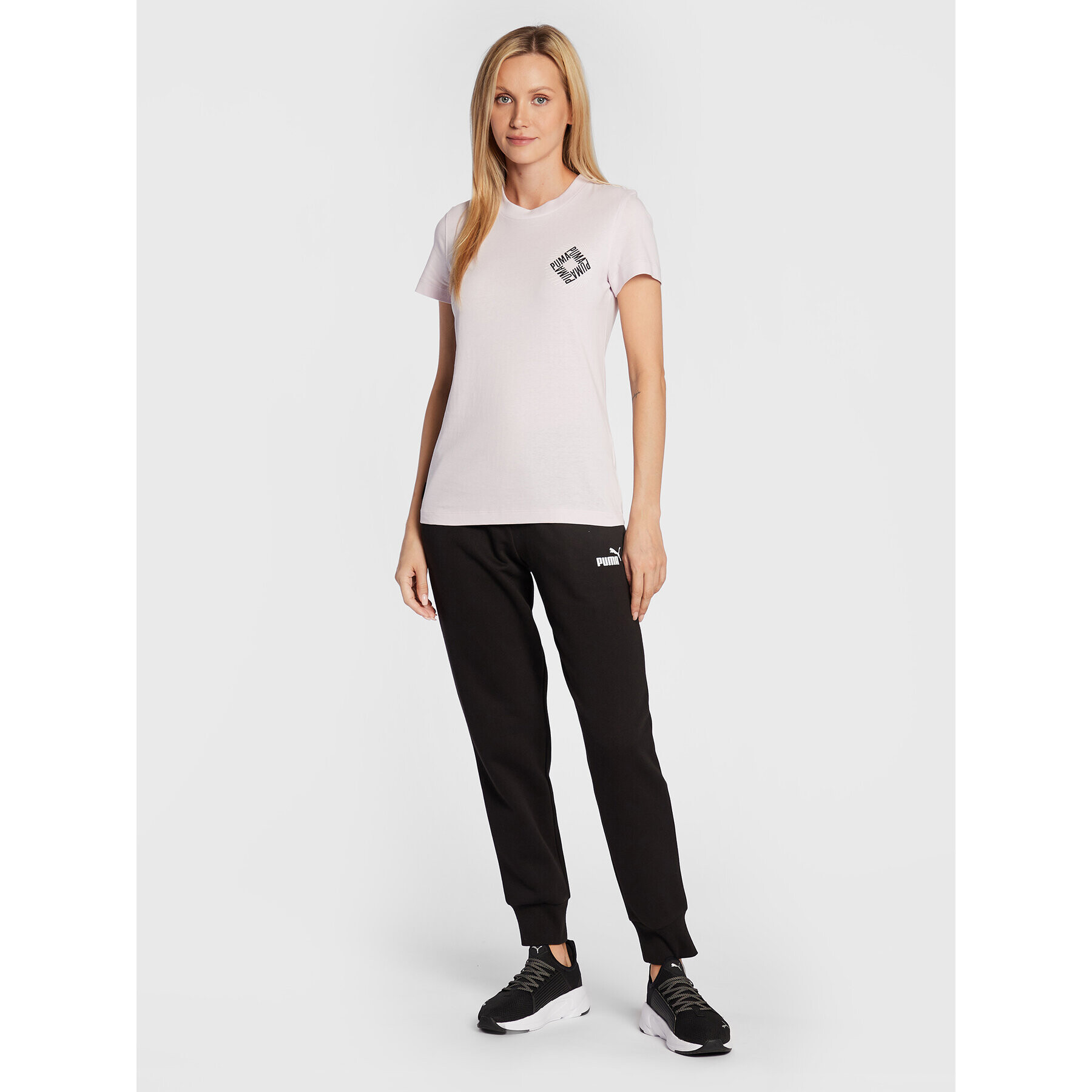 Puma Тишърт SWxP Graphic 535735 Розов Regular Fit - Pepit.bg