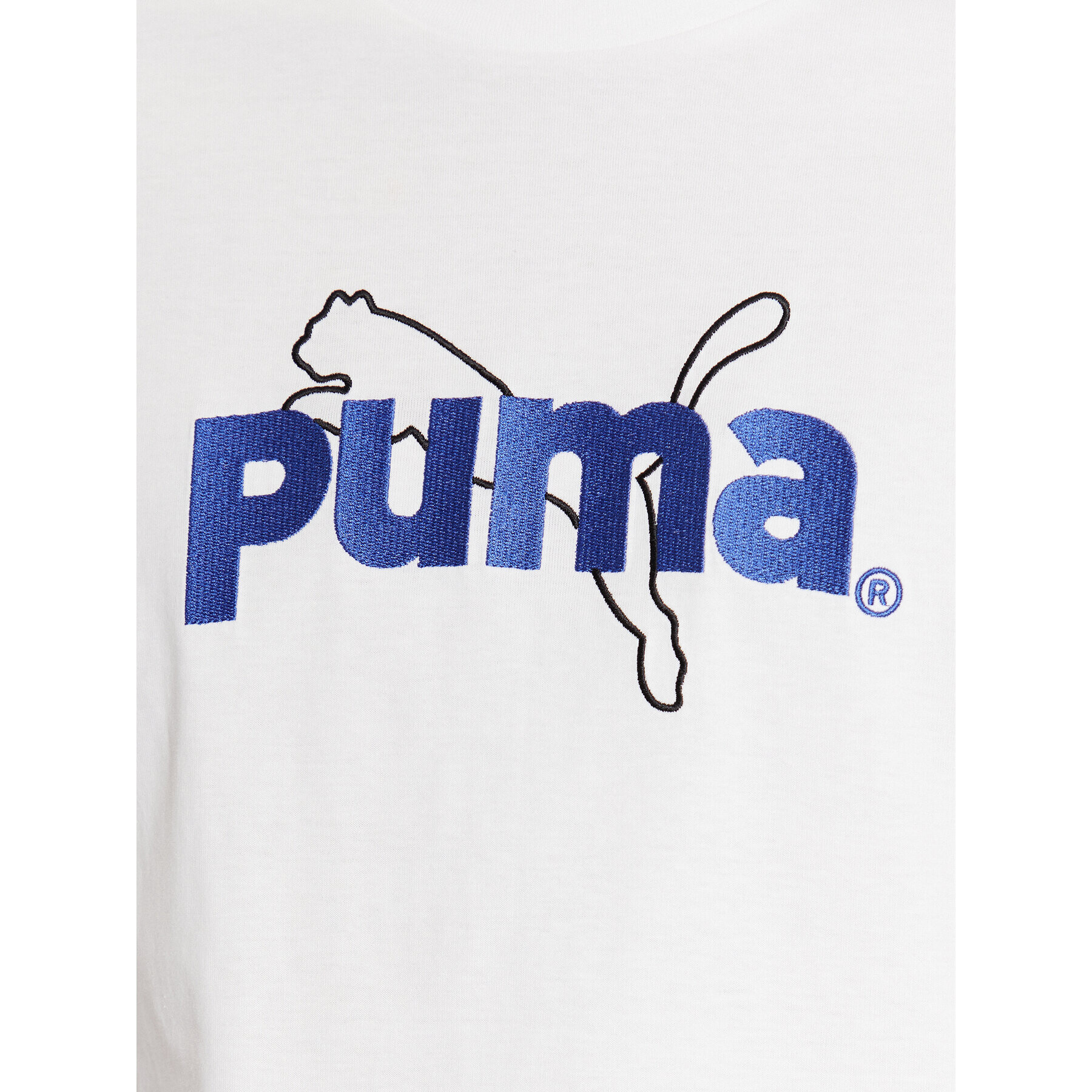 Puma Тишърт Team Graphic 538256 Бял Relaxed Fit - Pepit.bg