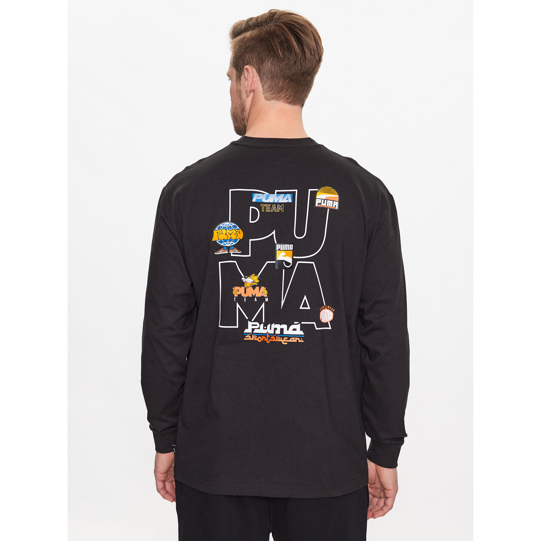 Puma Тишърт Uptown Stick To It 538025 Черен Regular Fit - Pepit.bg