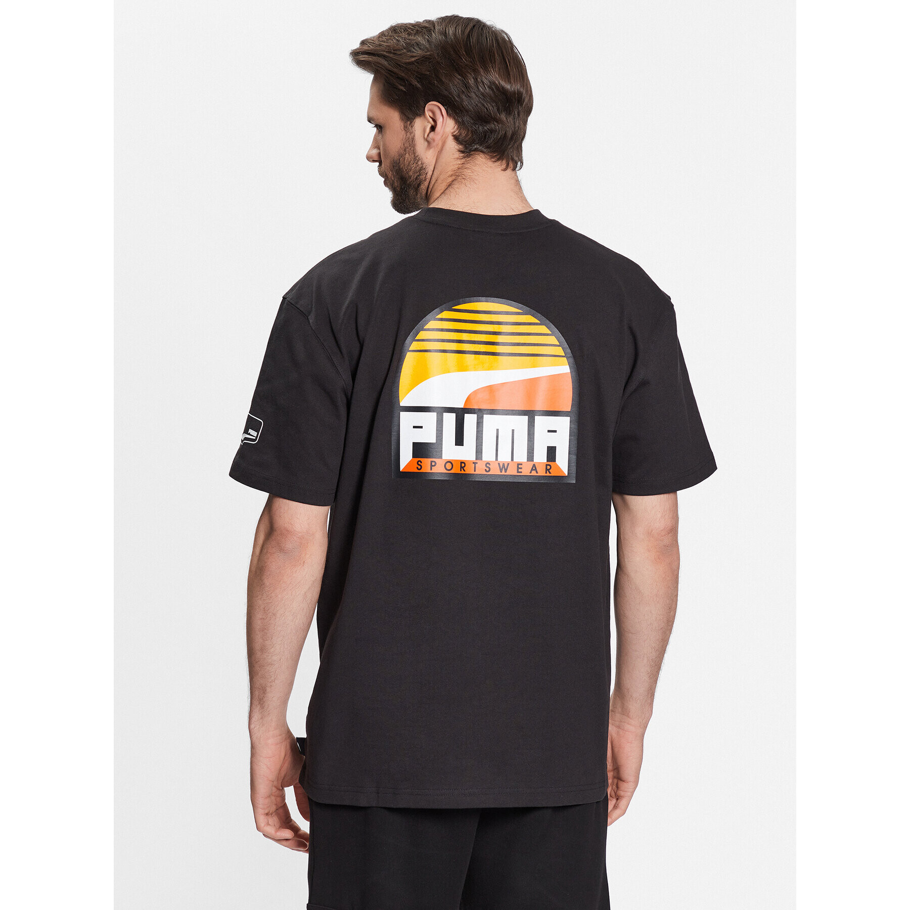 Puma Тишърт Uptown Stick To It 539158 Черен Regular Fit - Pepit.bg