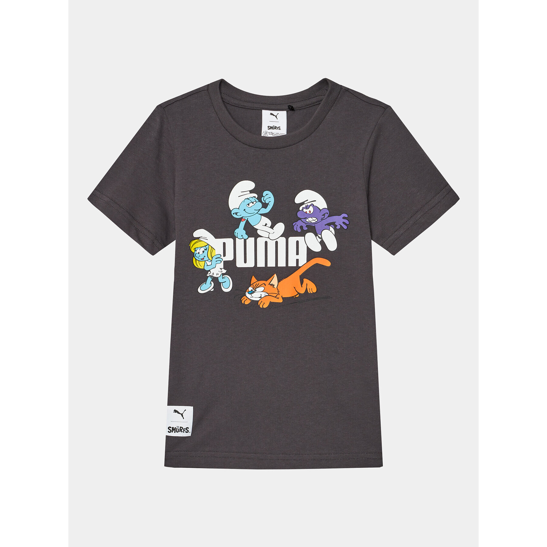 Puma Тишърт X The Smurfs 622981 Сив Regular Fit - Pepit.bg