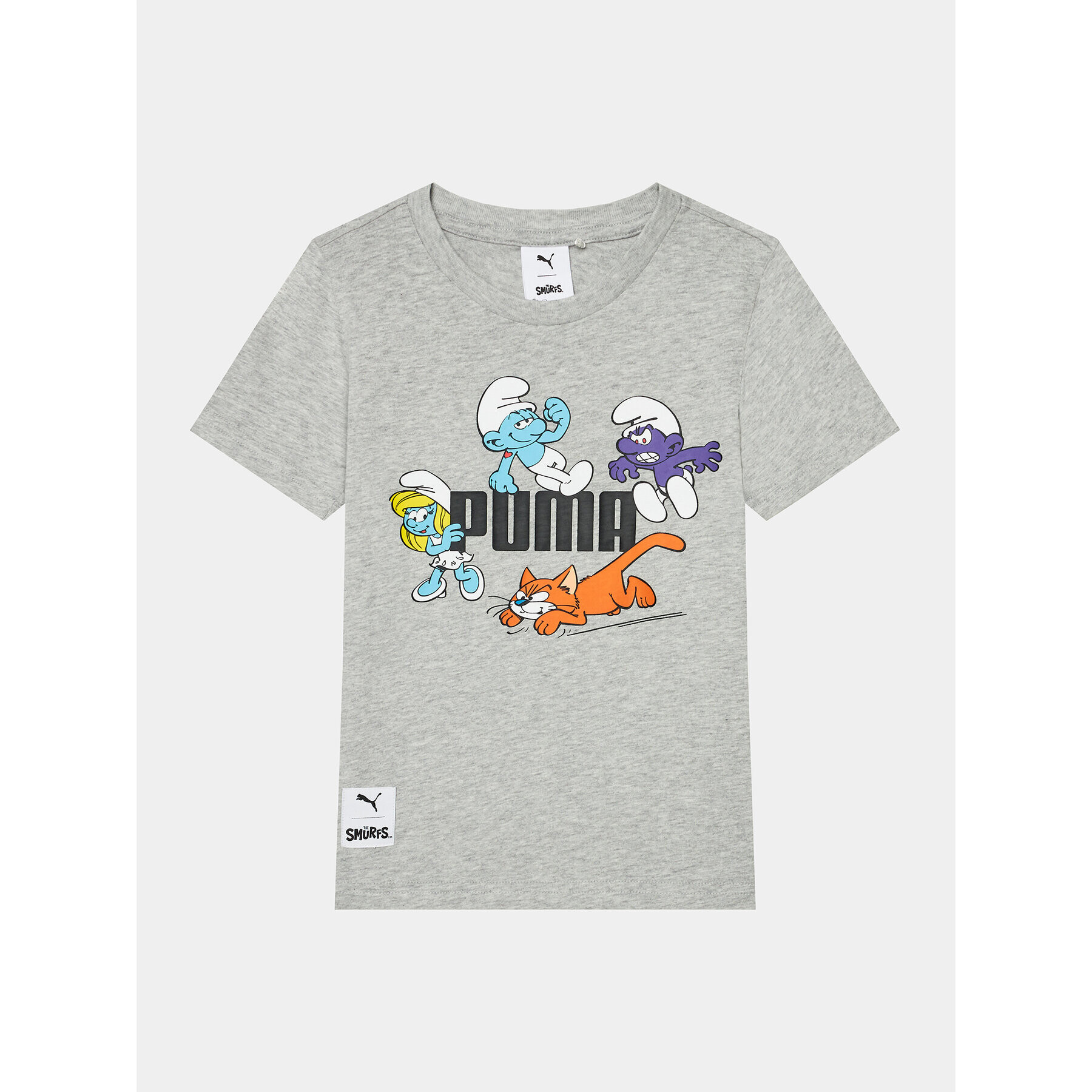 Puma Тишърт X The Smurfs 622981 Сив Regular Fit - Pepit.bg